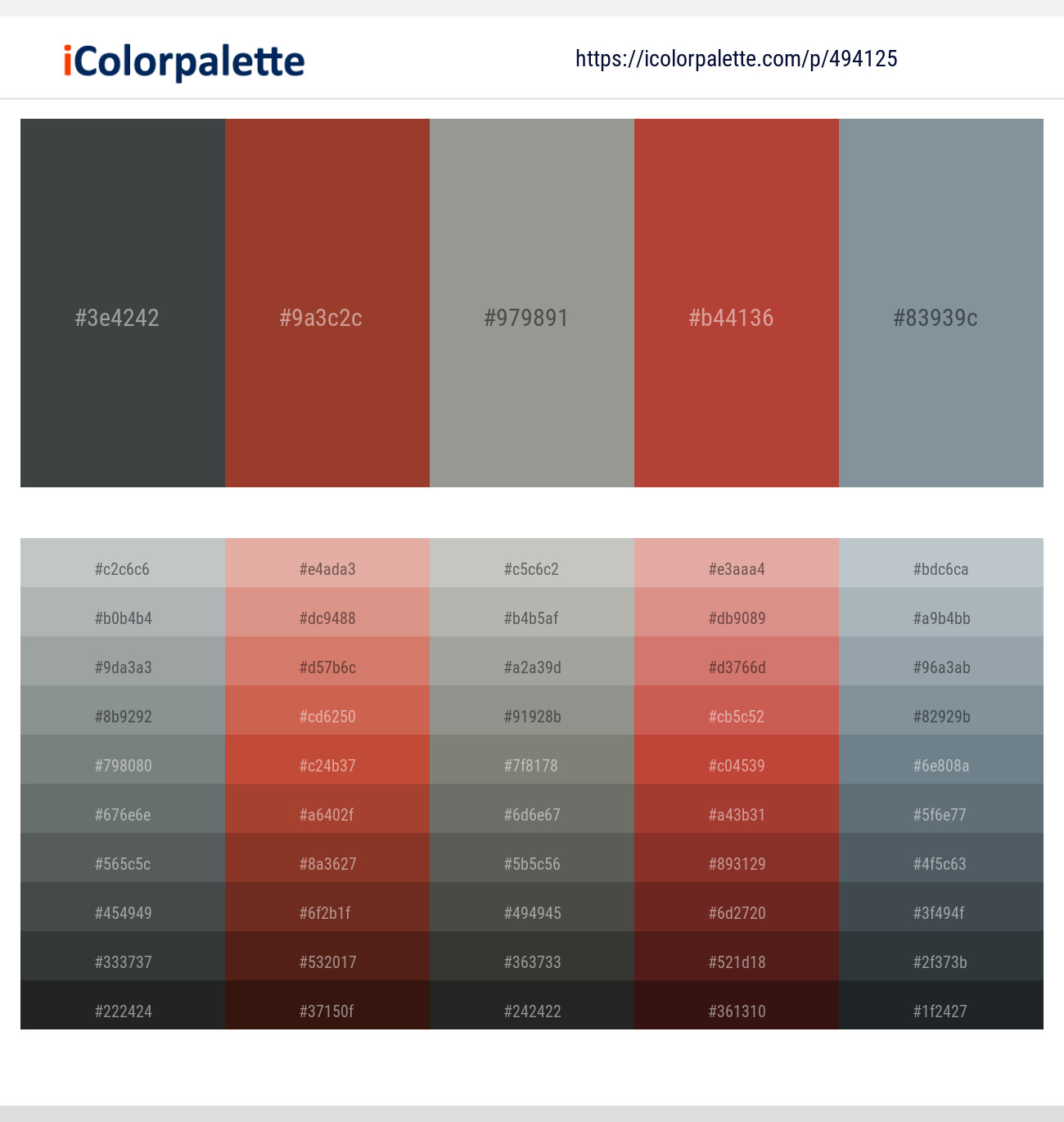 Cape Cod – Stiletto – Lemon Grass – Medium Carmine – Regent Gray Color scheme
