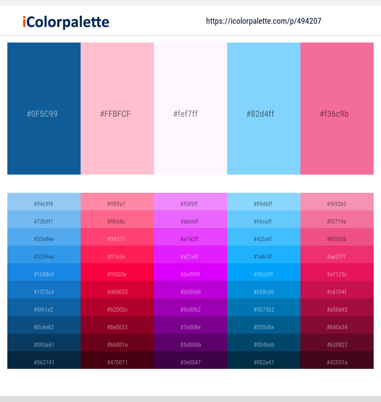 15 Pink Color Palette Inspirations With Names Hex Codes 46 OFF