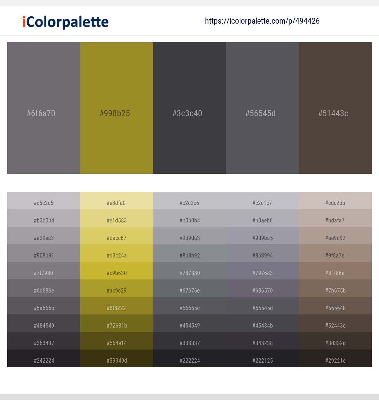 Salt Box – Luxor Gold – Tuna – Scarpa Flow – Taupe Color scheme