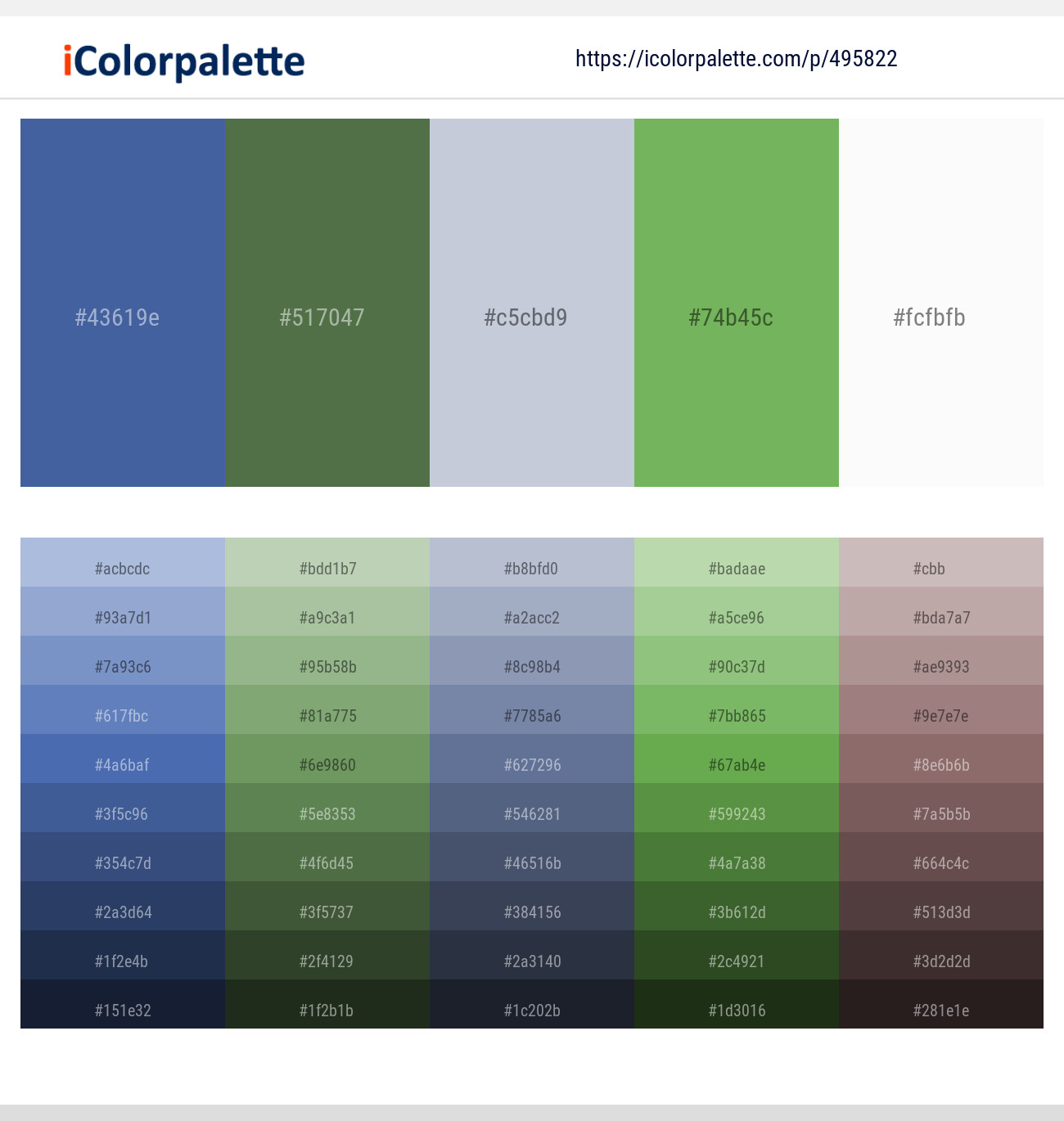 San Marino – Dingley – Ghost – Chelsea Cucumber – Hint of Red Color scheme