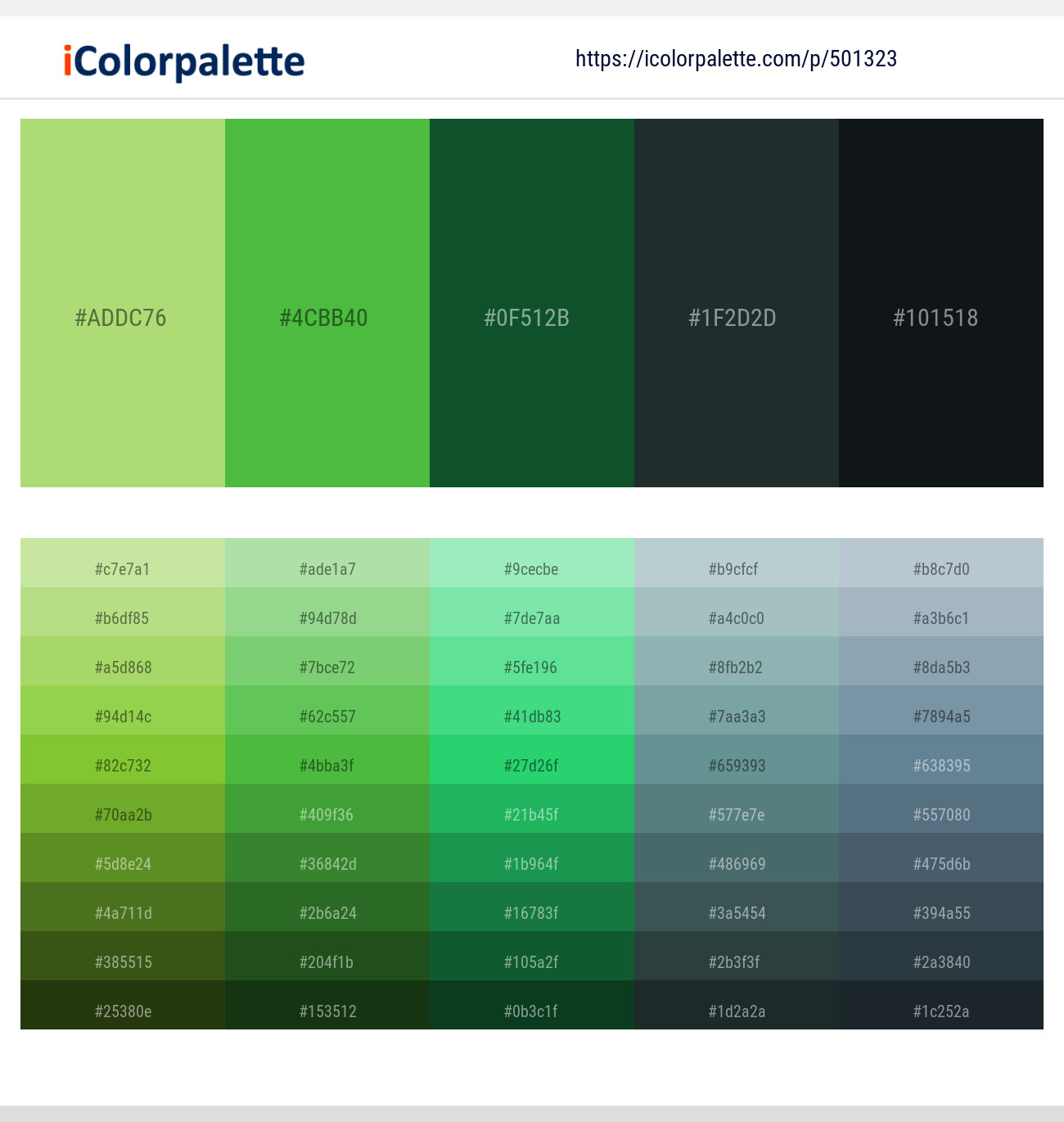 48 Latest Color Schemes With Light Green And Forest Green Color Tone