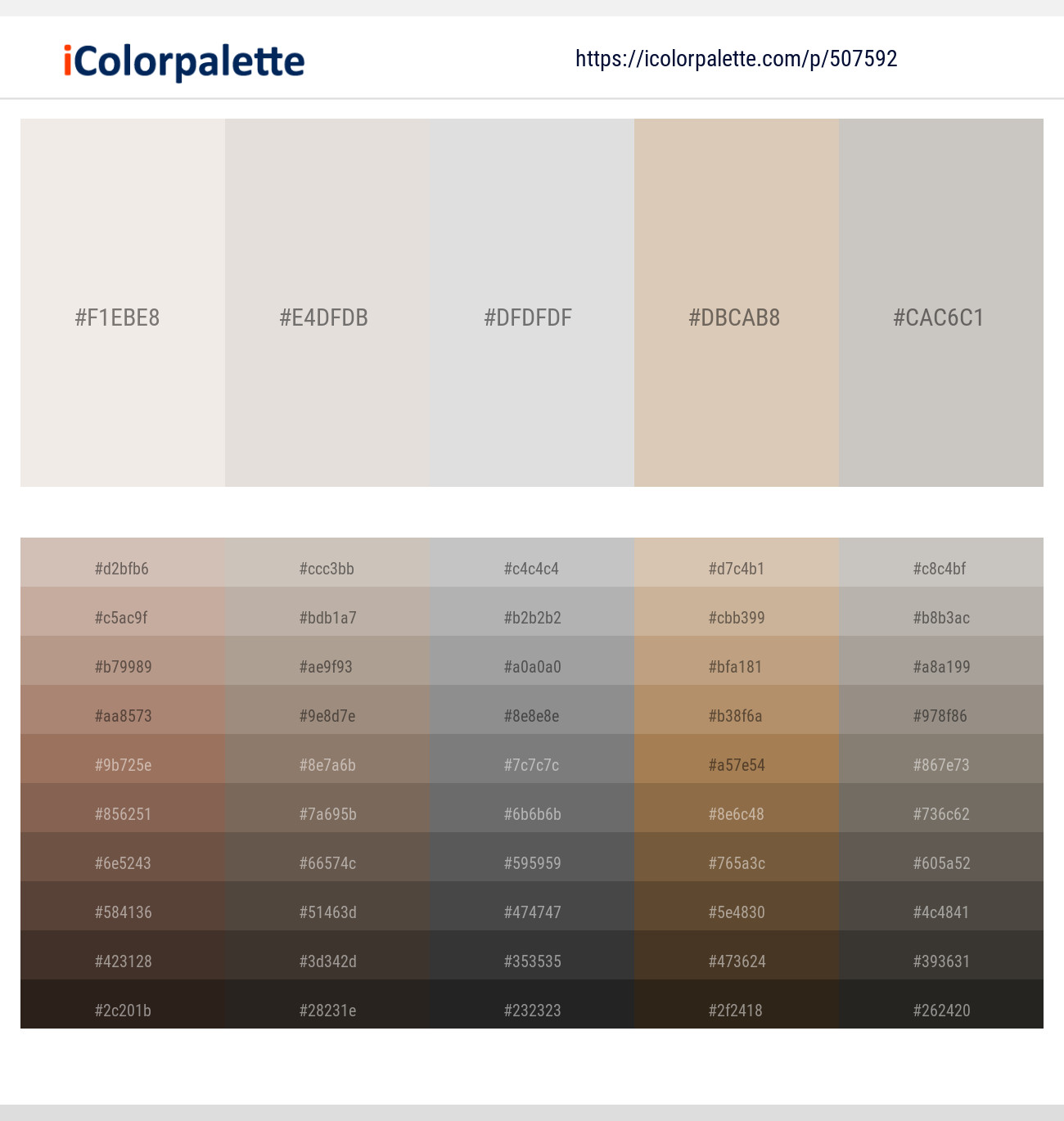 Pampas – Westar – Alto – Akaroa – Cloud Color scheme