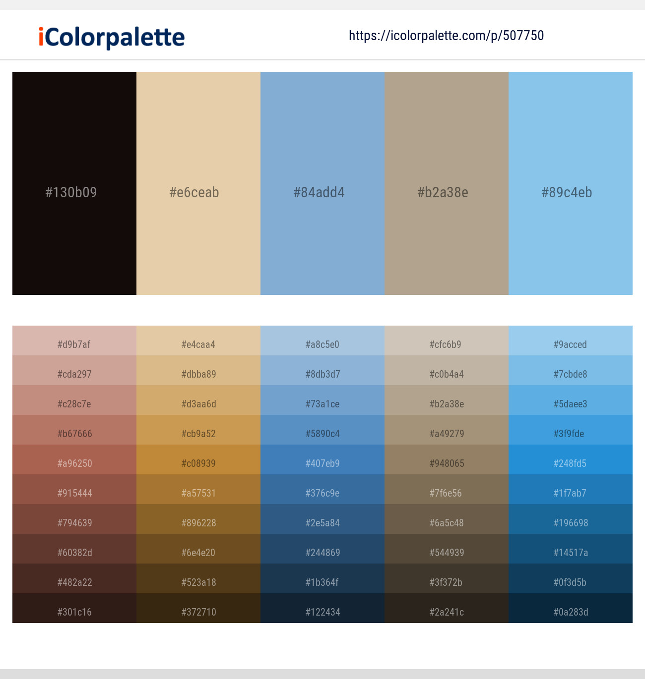 Night Rider – Hampton – Polo Blue – Hillary – Seagull Color scheme