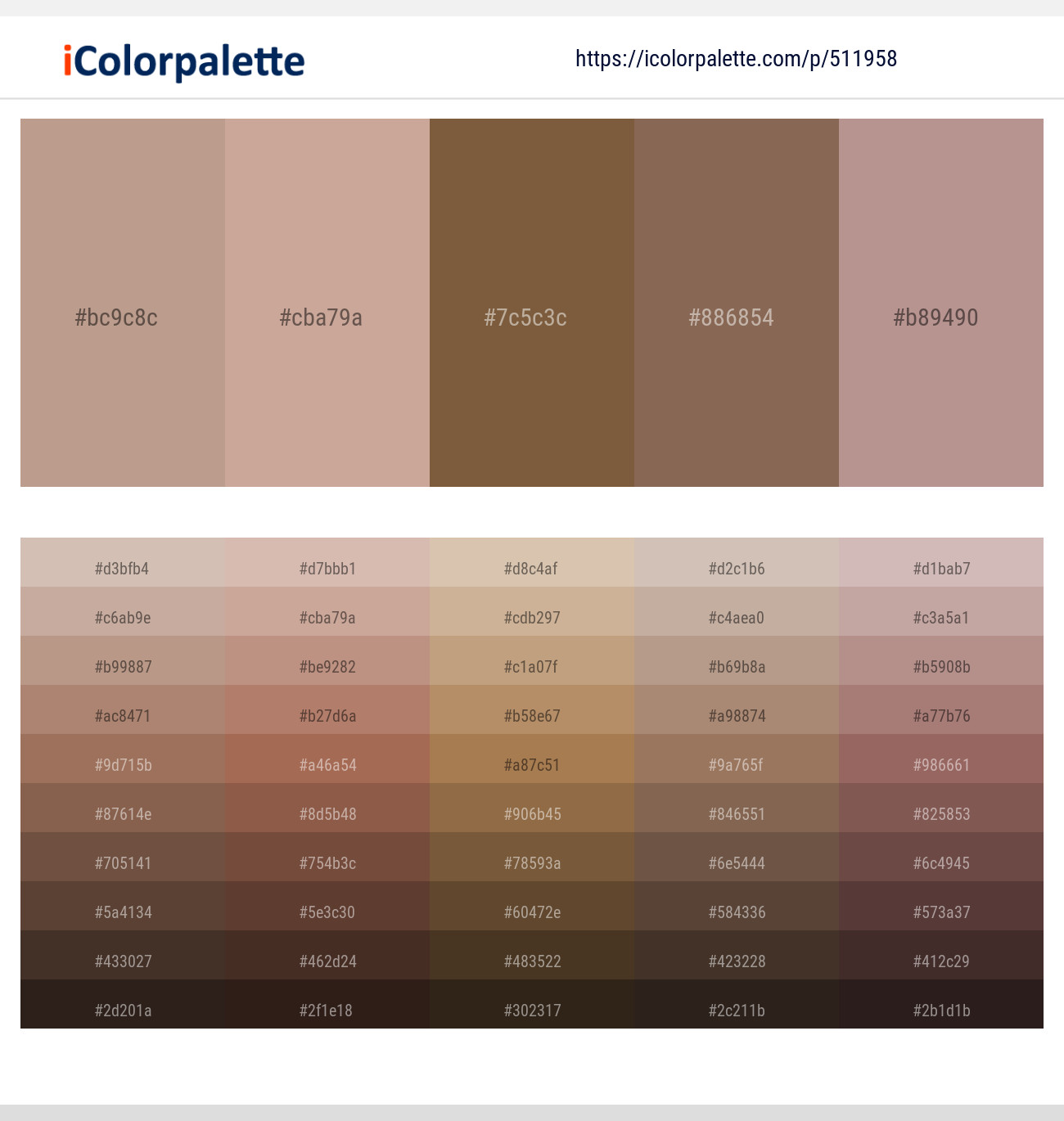 Quicksand – Eunry – Yellow Metal – Beaver – Quicksand Color scheme