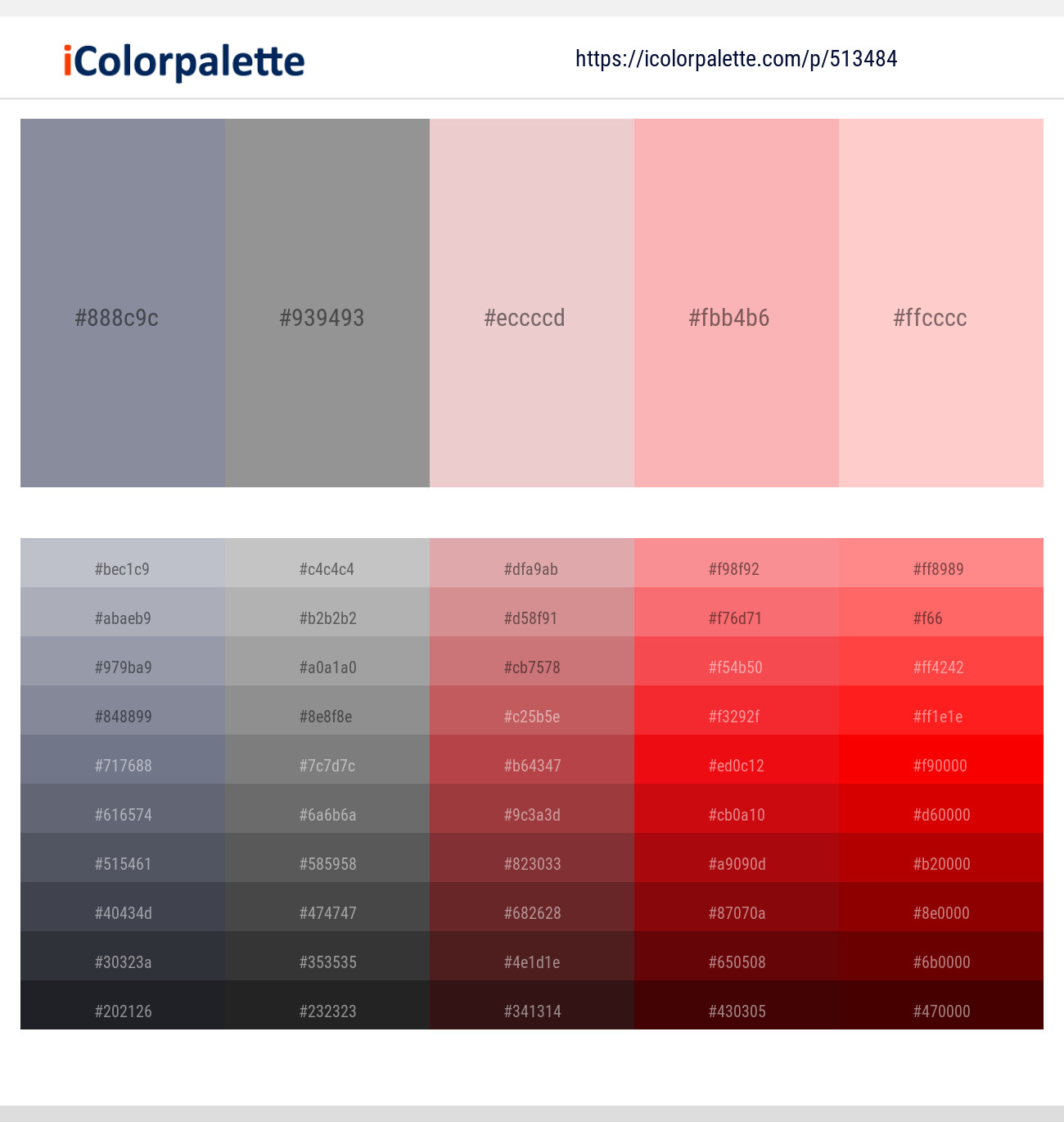 Grey And Pink Color Scheme » Gray »