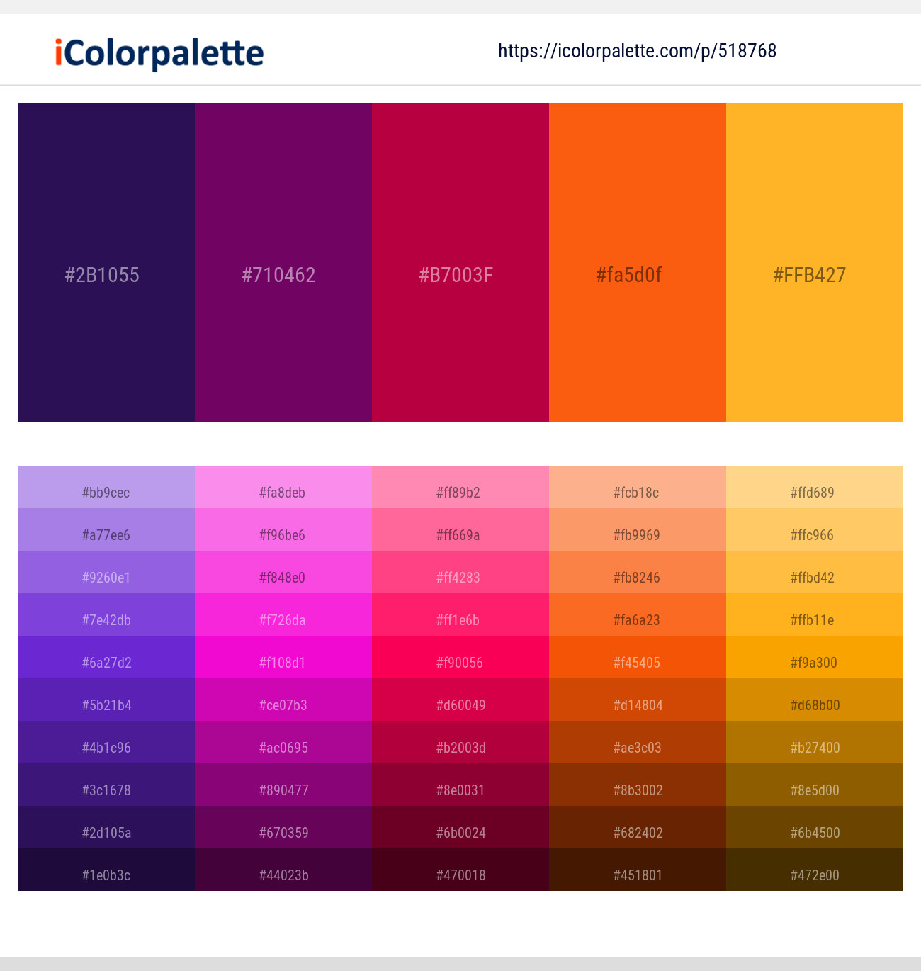 15 Latest Color Schemes with Purple And Orange Color tone combinations, 2023