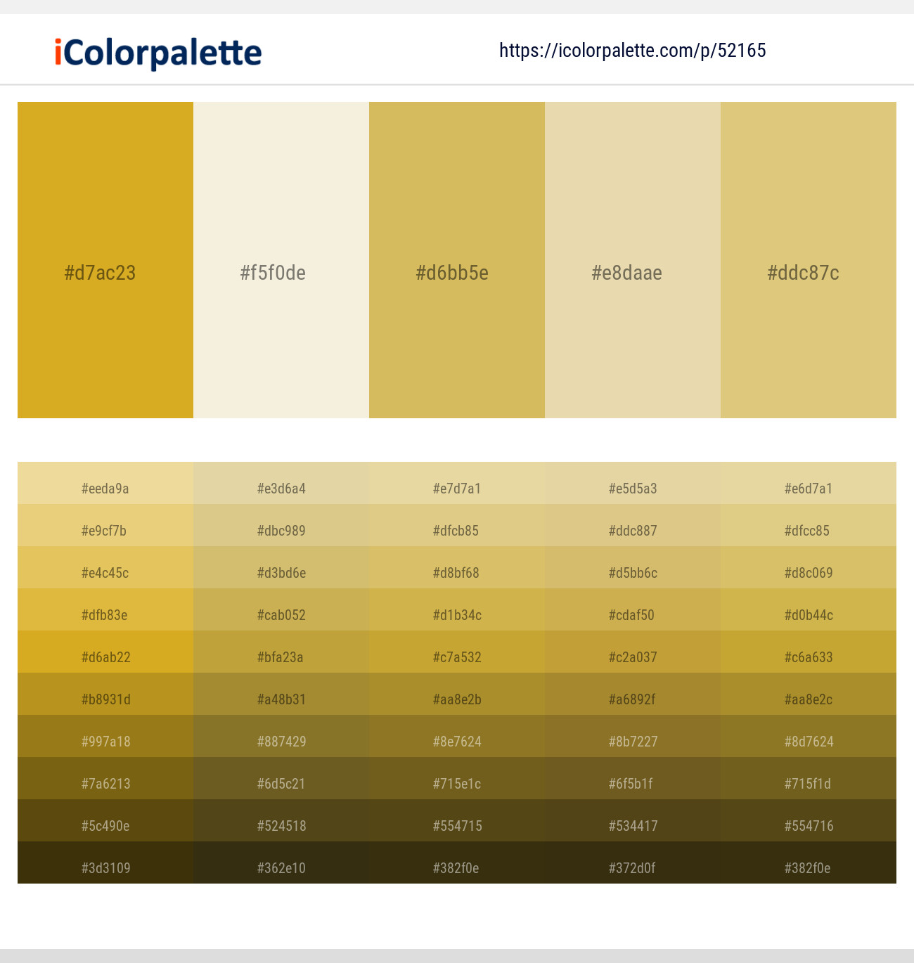 Beige Color Palette Gold Color Scheme Color Schemes Colour Palettes ...