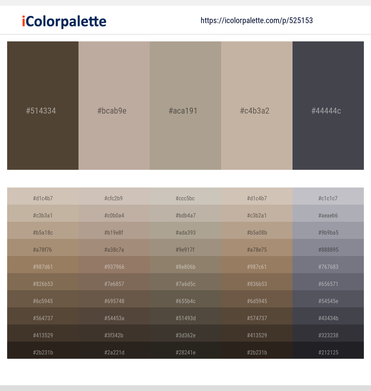 Judge Gray – Malta – Napa – Bison Hide – Abbey Color scheme