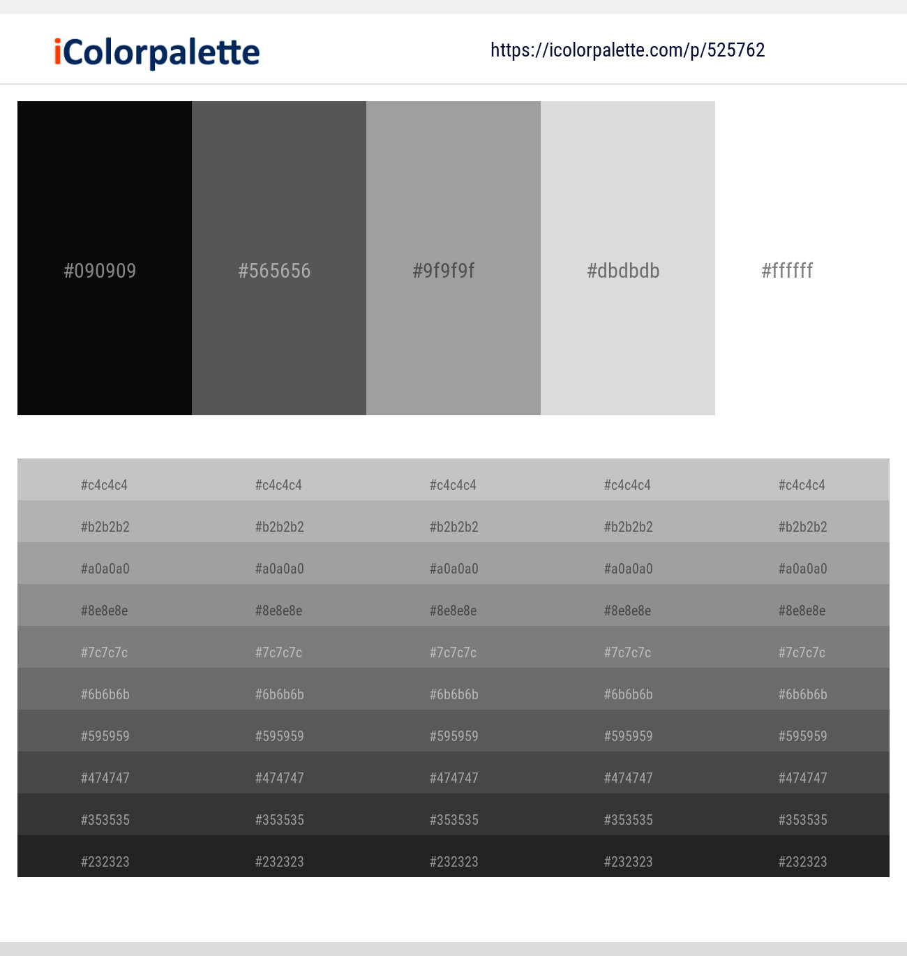 Cod Gray – Scorpion – Silver Chalice – Alto – White Color scheme