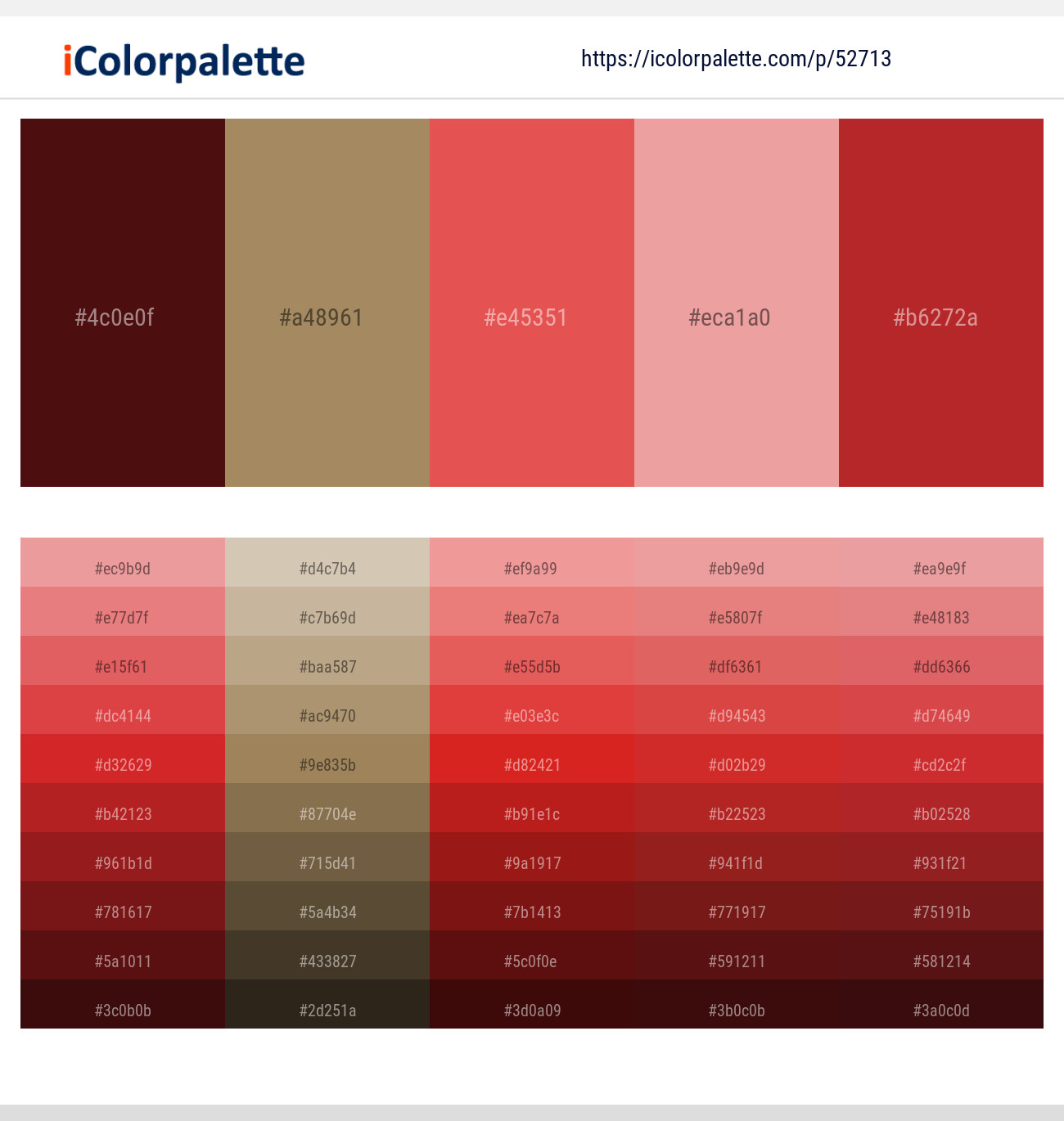 Heath – Barley Corn – Mandy – Sea Pink – Tall Poppy Color scheme