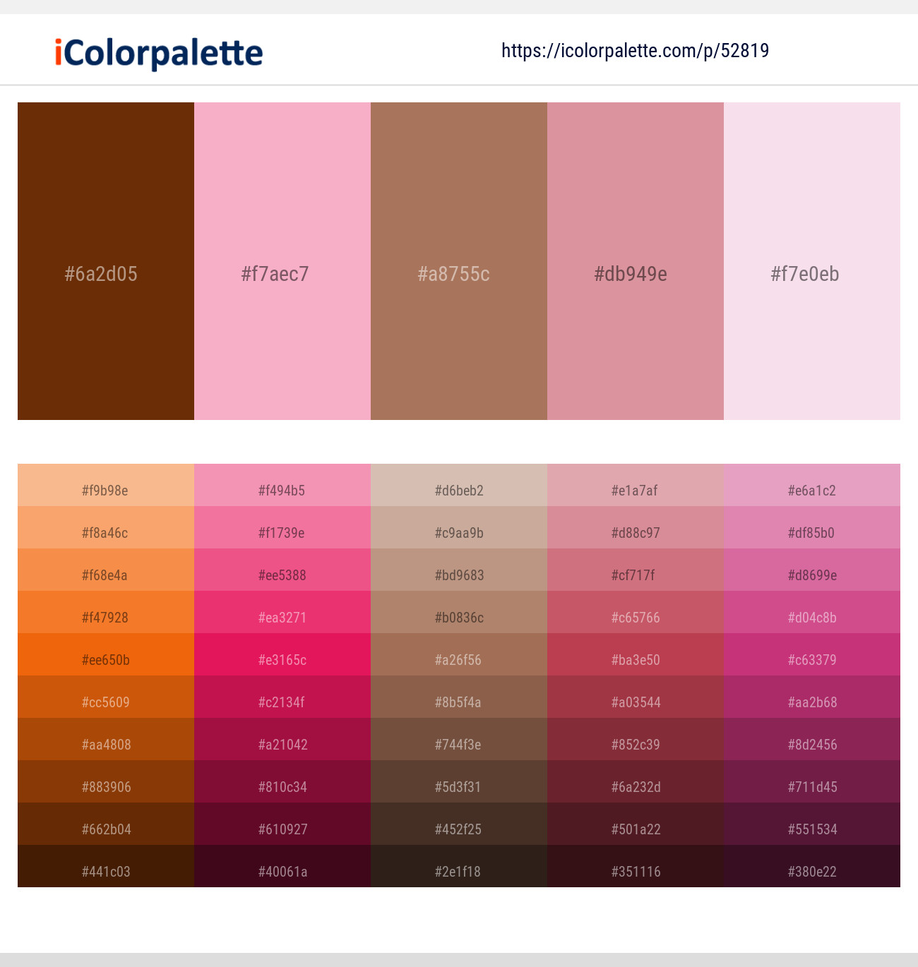 1+ Brown Bramble And Illusion Color Palettes & Gradient Ideas ...