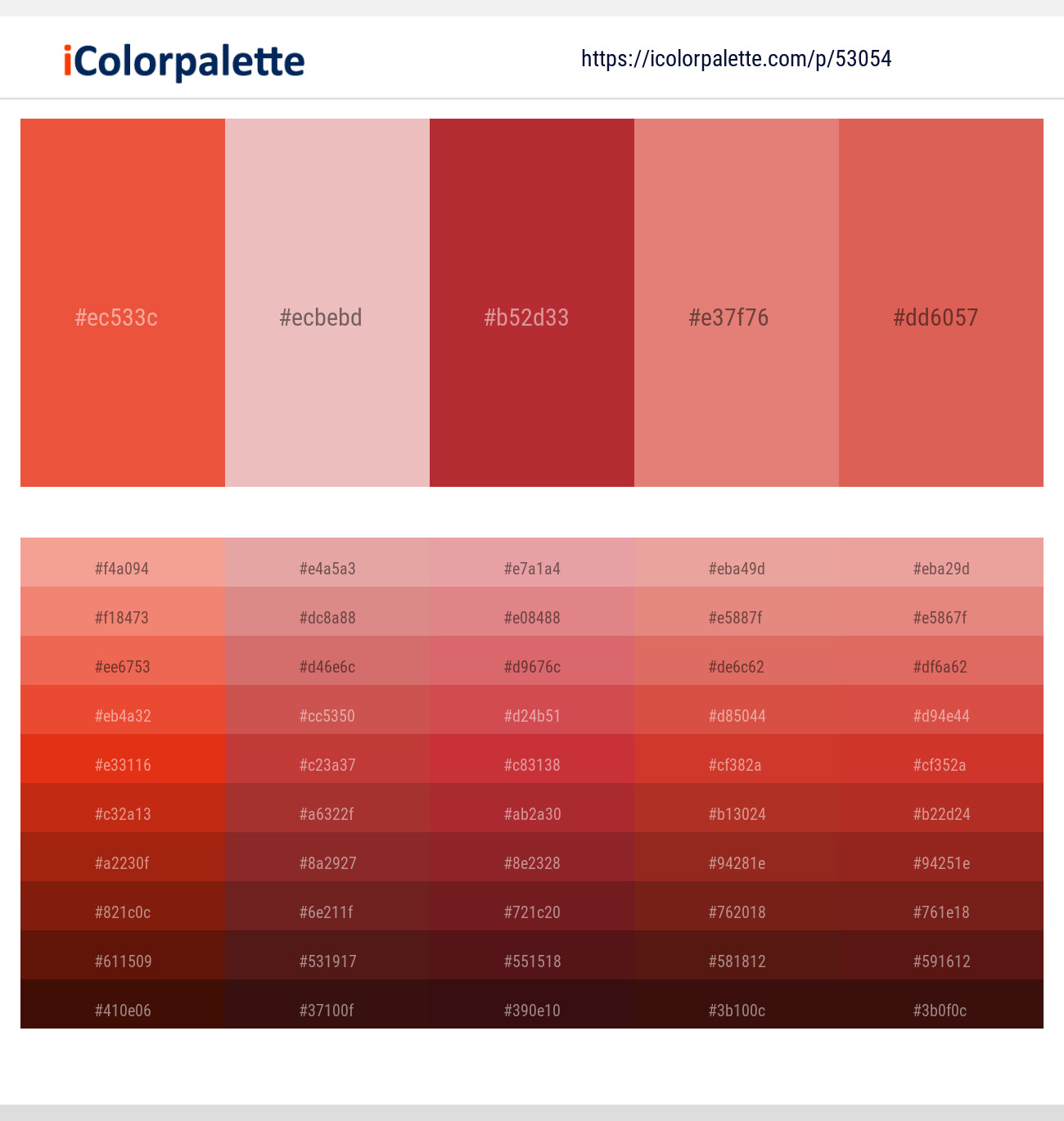 Flamingo – Beauty Bush – Tall Poppy – Sunglo – Roman Color scheme