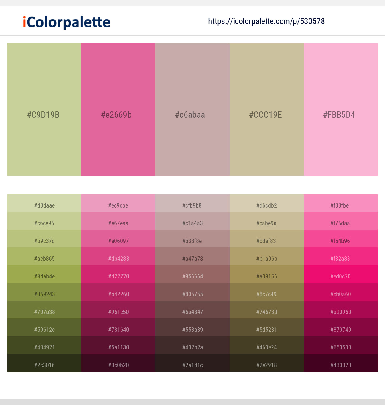 530578Pine Glade – Deep Blush – Cold Turkey – Chino – Lavender Pink Color scheme