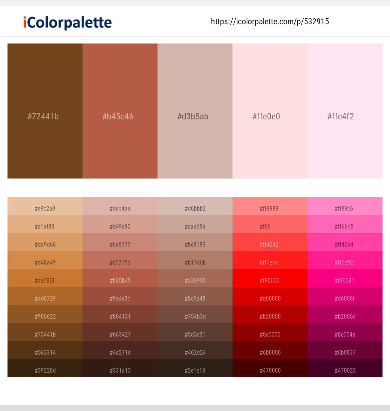 360+ Latest Color Schemes with Chestnut Color tone combinations | 2025 ...