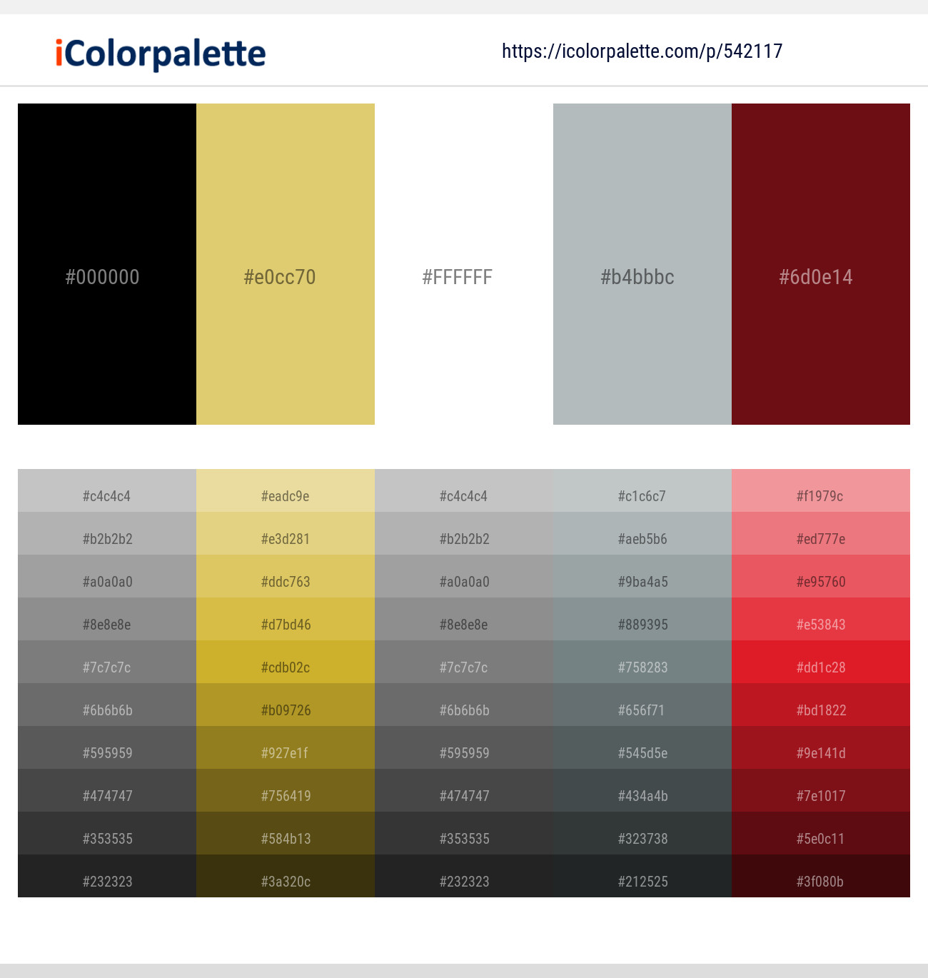 542117Black – Chenin – White – Silver Sand – Dark Tan Color scheme
