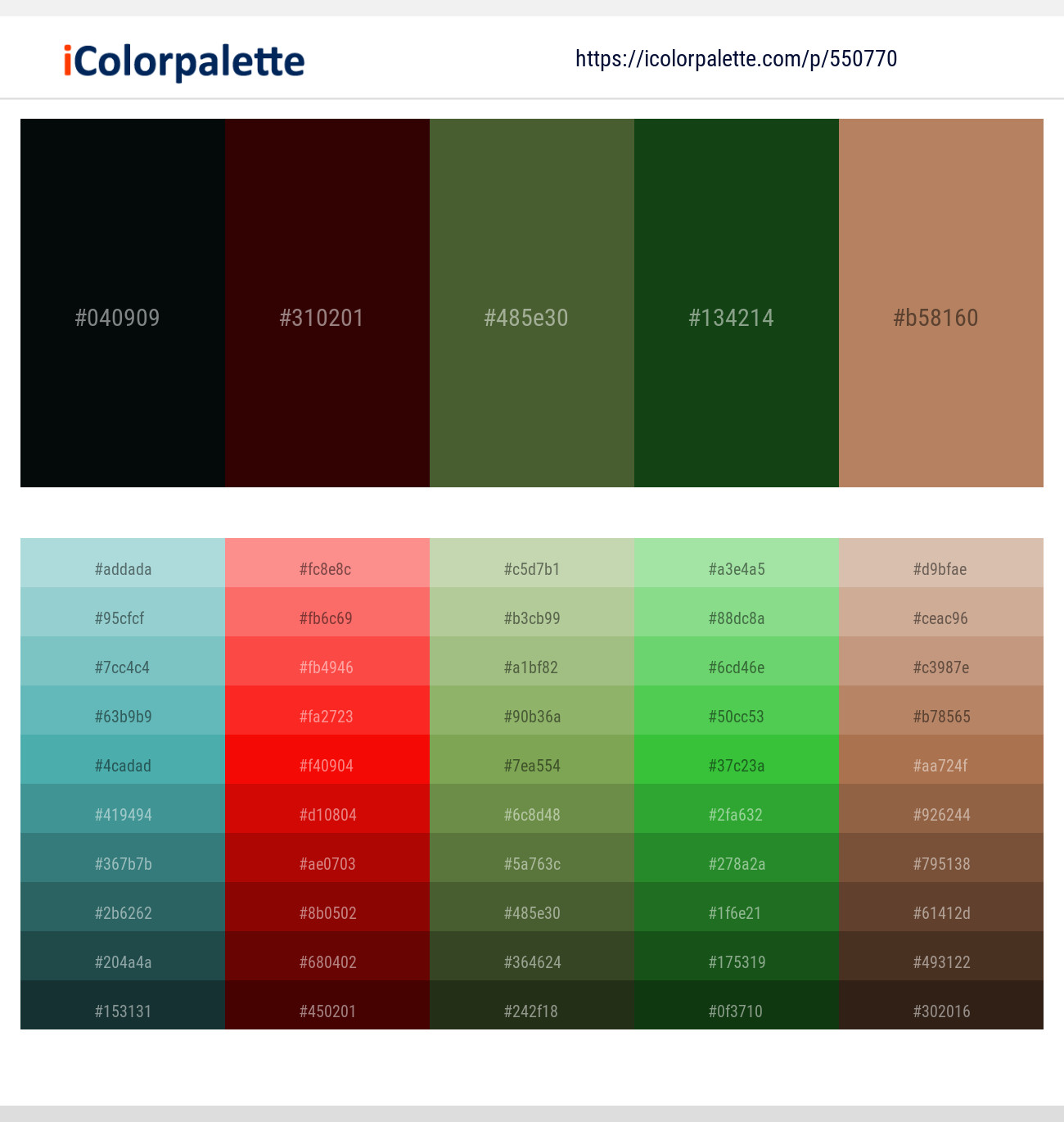 Aztec – Chocolate – Woodland – Parsley – Muddy Waters Color scheme