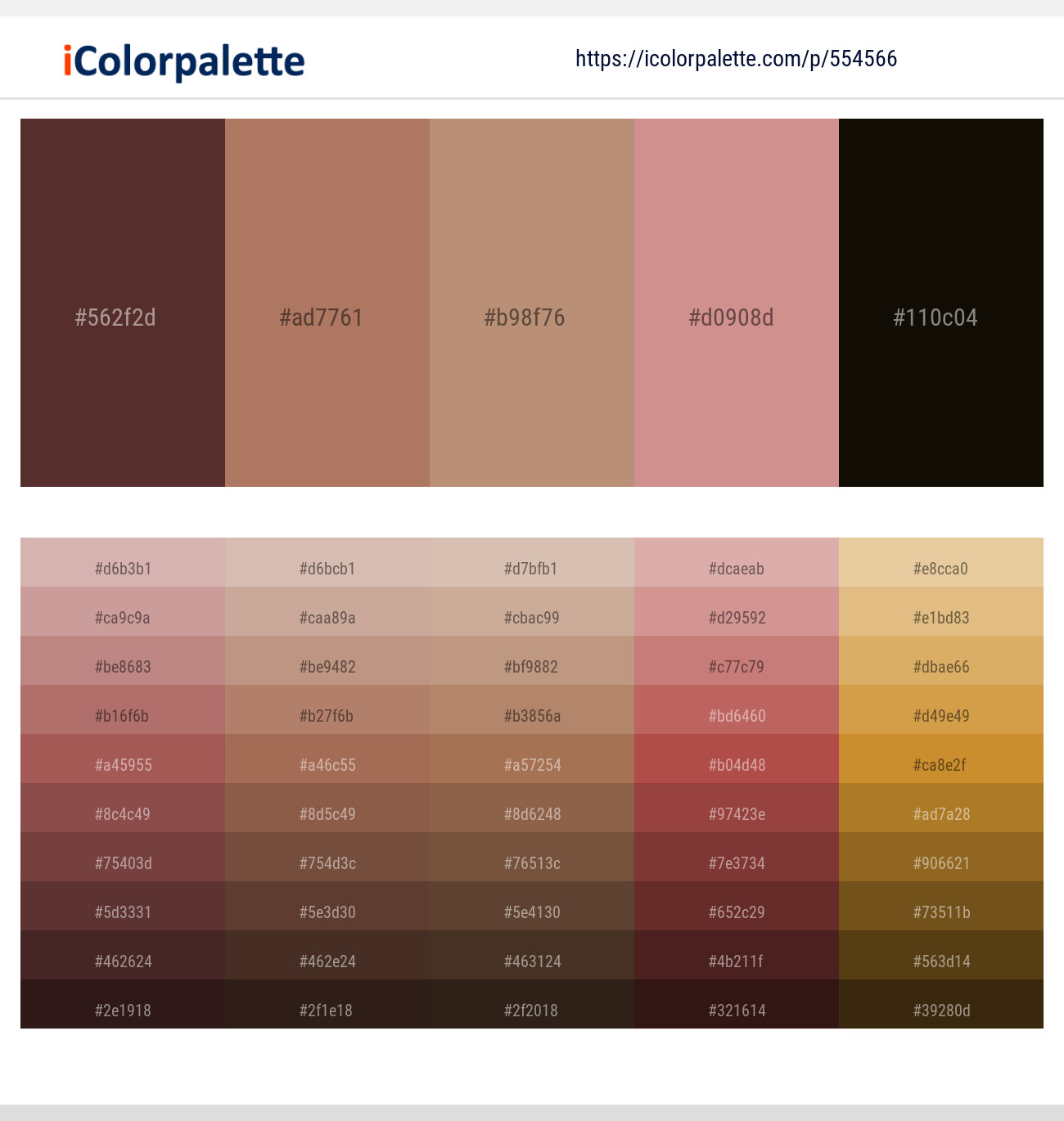 Cowboy – Muesli – Brandy Rose – Puce – El Paso Color scheme