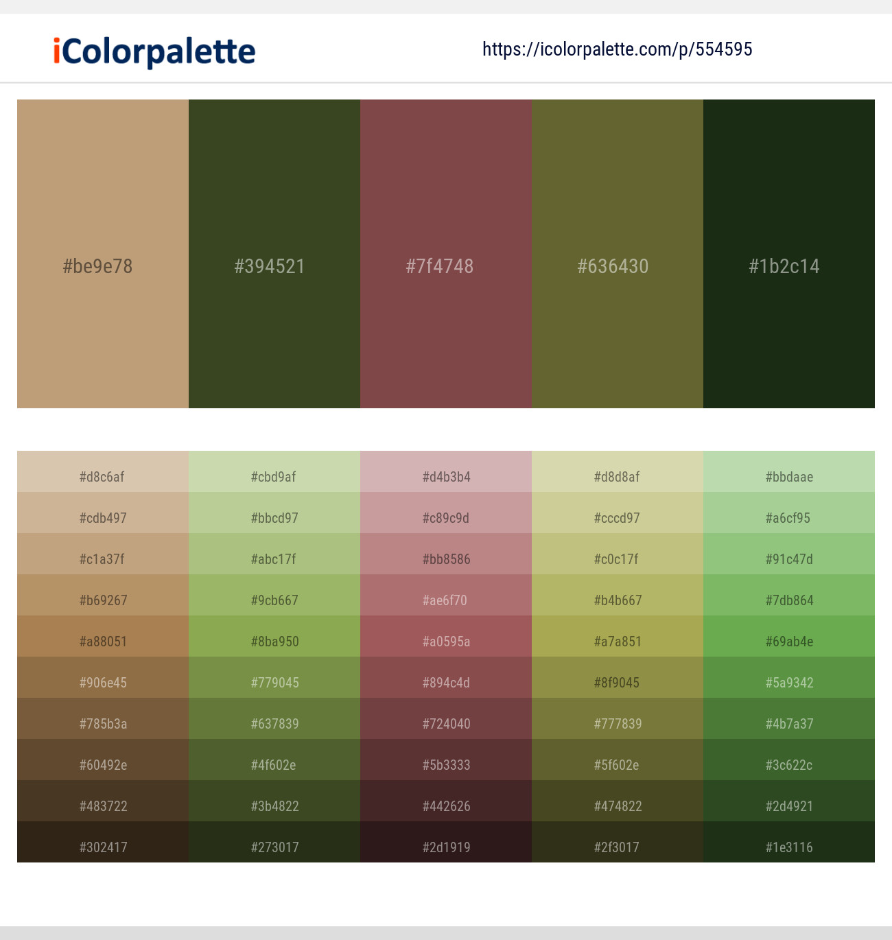 Mongoose – Woodland – Spicy Mix – Costa Del Sol – Mallard Color scheme