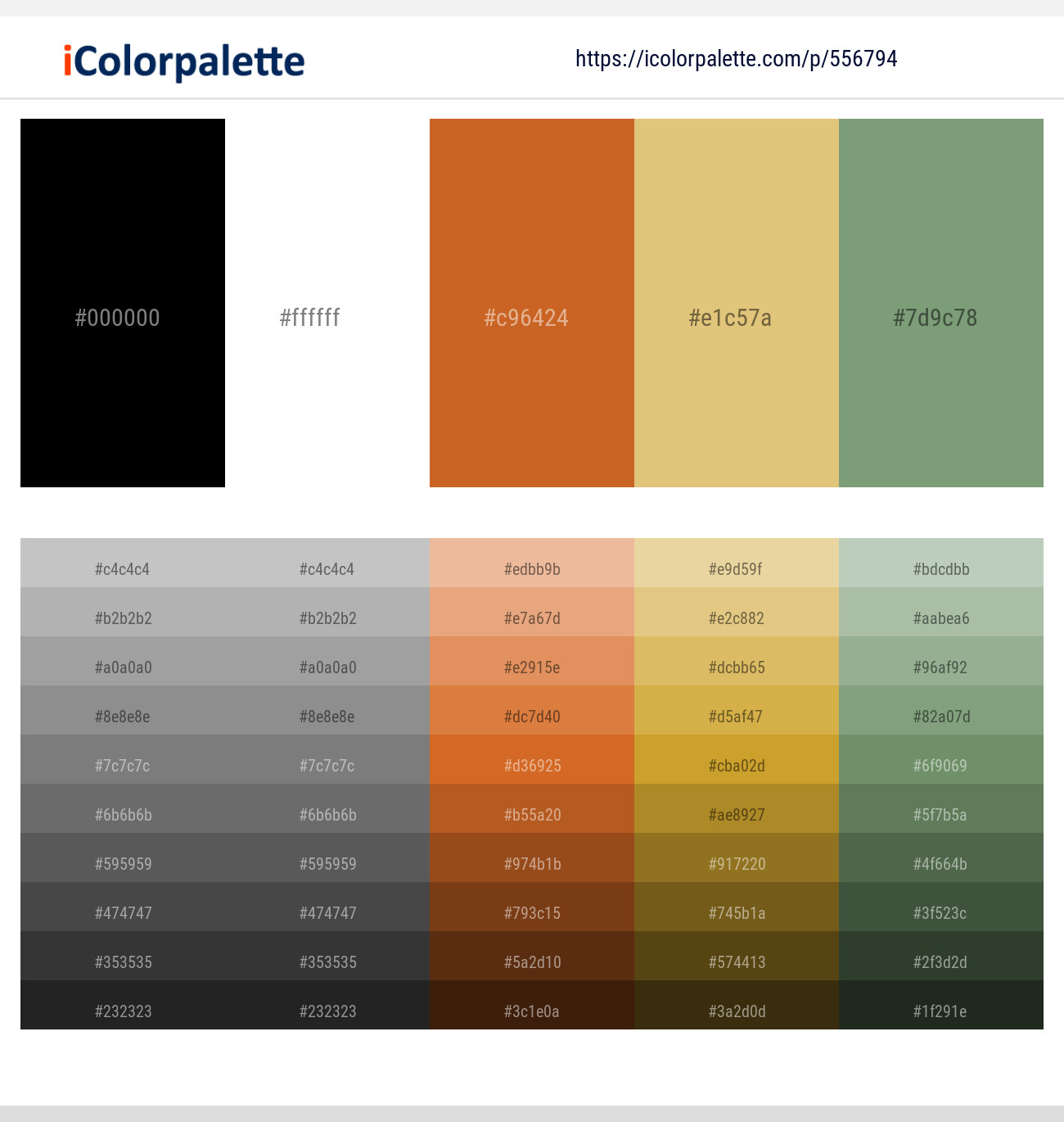 556794Black – White – Piper – Harvest Gold – Amulet Color scheme