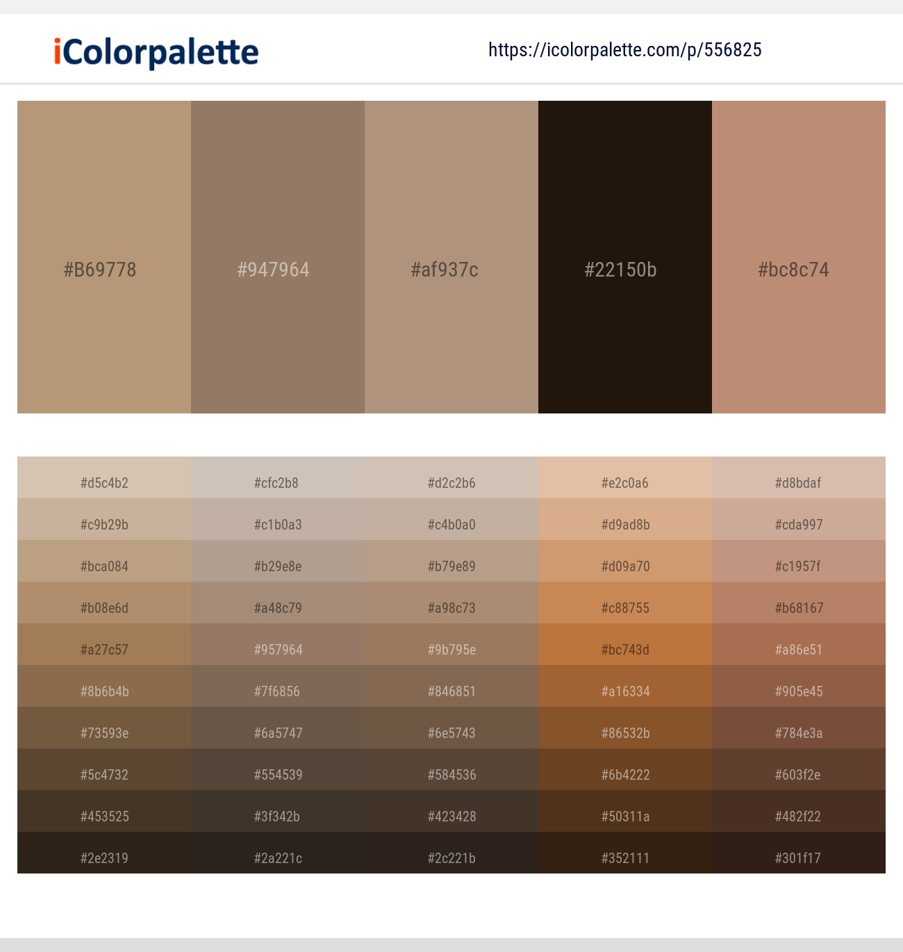 Mongoose – Cement – Sandrift – Karaka – Old Rose Color scheme