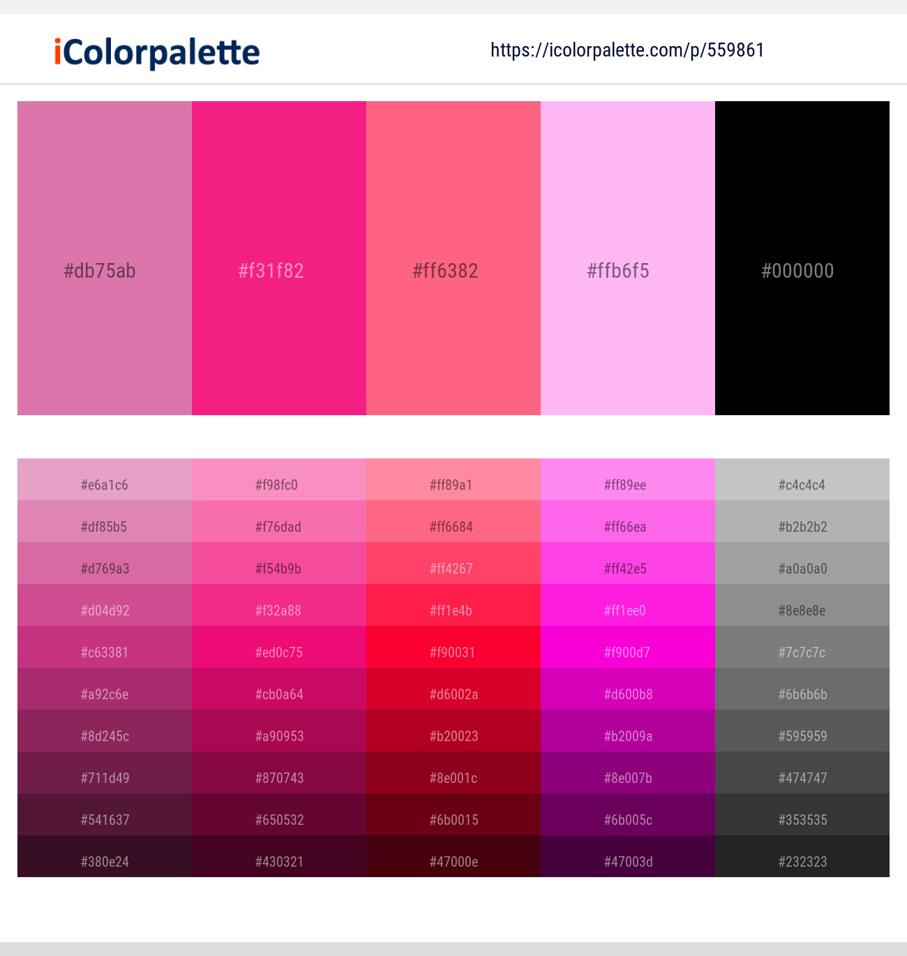 310+ Latest Color Schemes with Wild Watermelon Color combinations | 2023 | iColorpalette