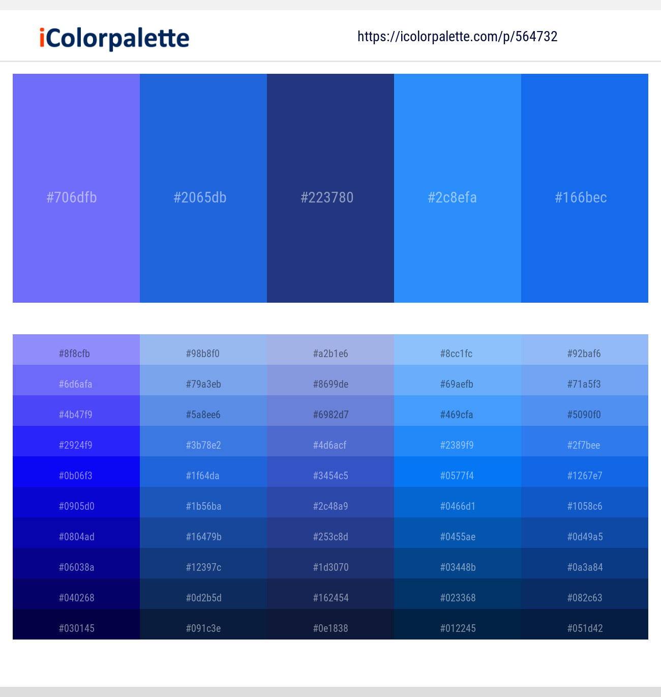 65 Latest Color Schemes with Dodger Blue And Royal Blue Color tone  combinations, 2023