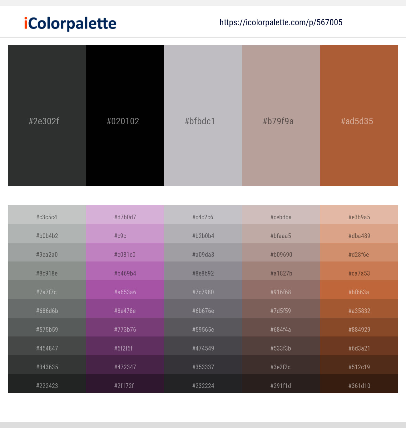 Cape Cod – Gondola – French Gray – Thatch – Brown Rust Color scheme