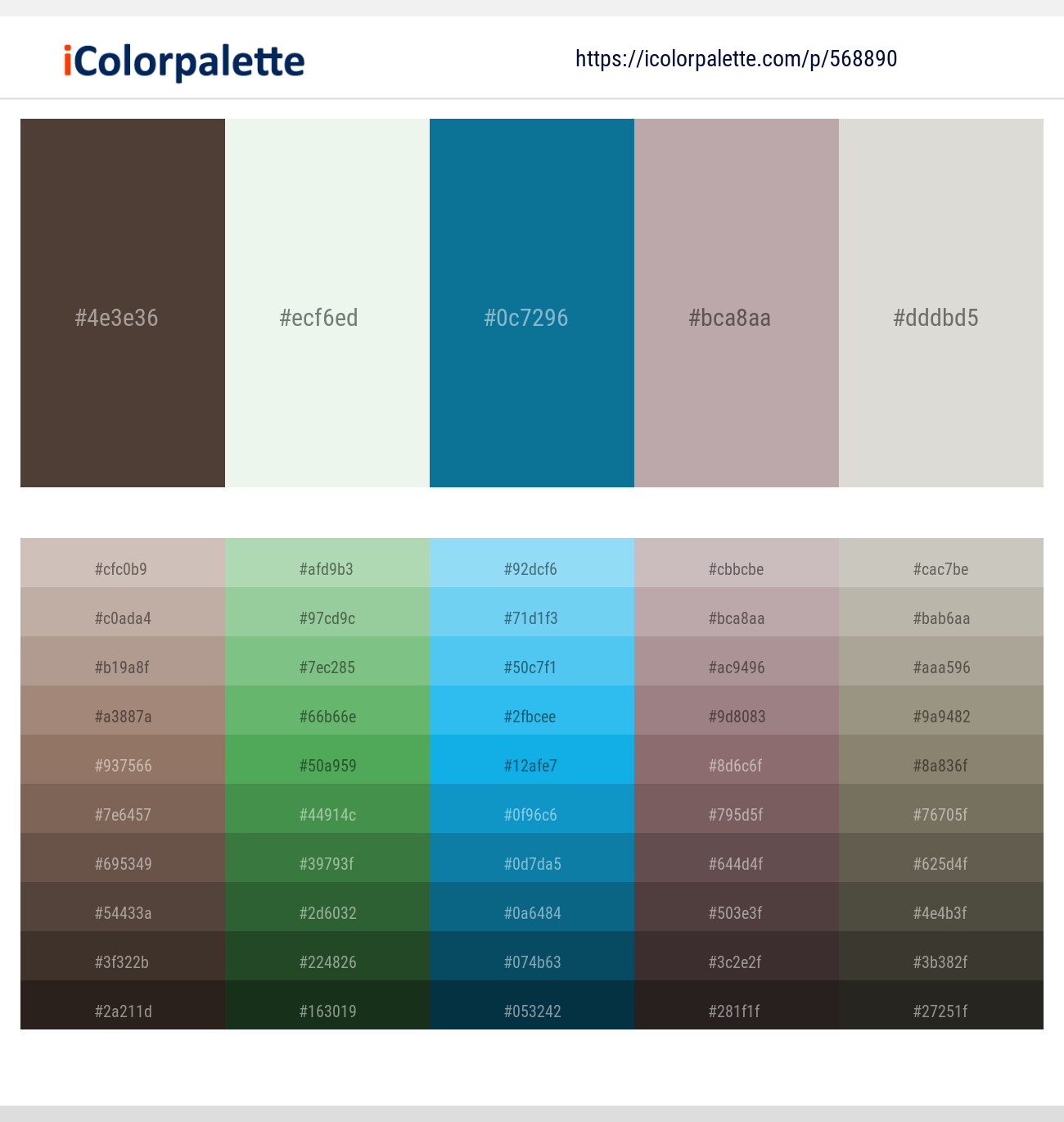 49 Latest Color Schemes with Beige And Dark Cyan Color tone