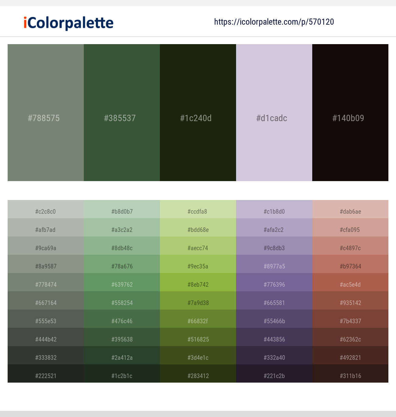 690+ Latest Color Schemes with Camouflage Green Color tone combinations, 2024
