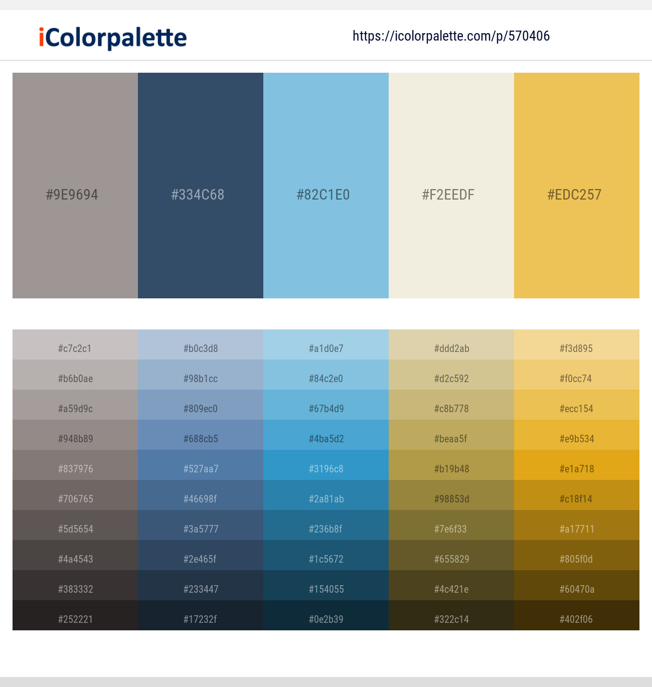 Zorba – San Juan – Cornflower – Ecru White – Ronchi Color scheme