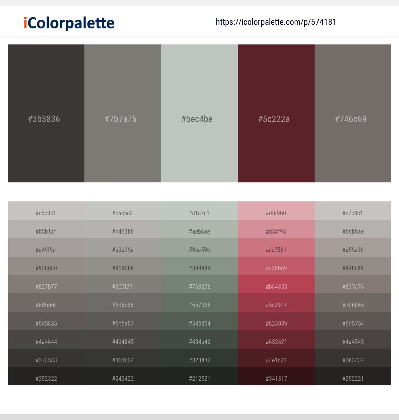 410+ Latest Color Schemes with Gray And Brown Color tone combinations ...