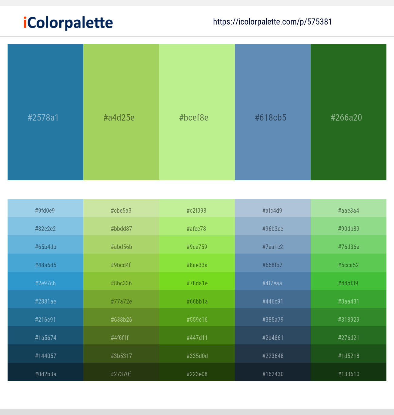 48 Latest Color Schemes with Light Green And Forest Green Color