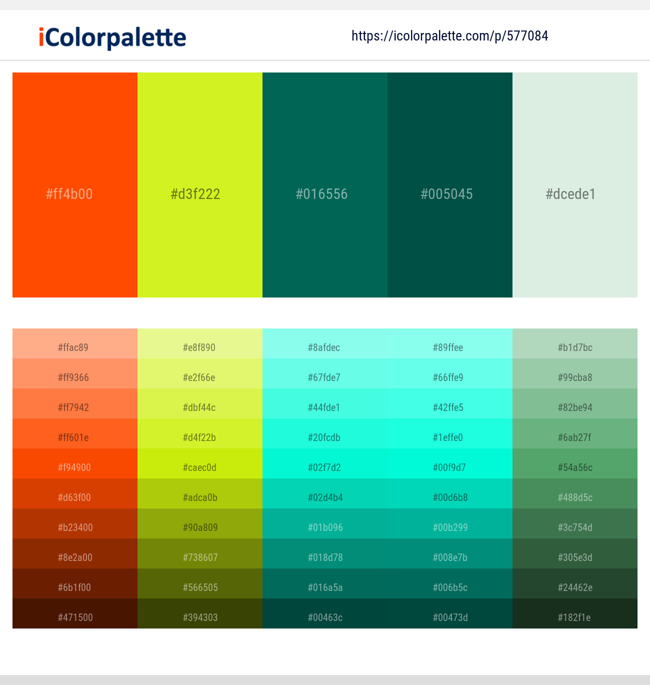 577084Vermilion – Las Palmas – Blue Stone – Aqua Deep – Harp Color scheme