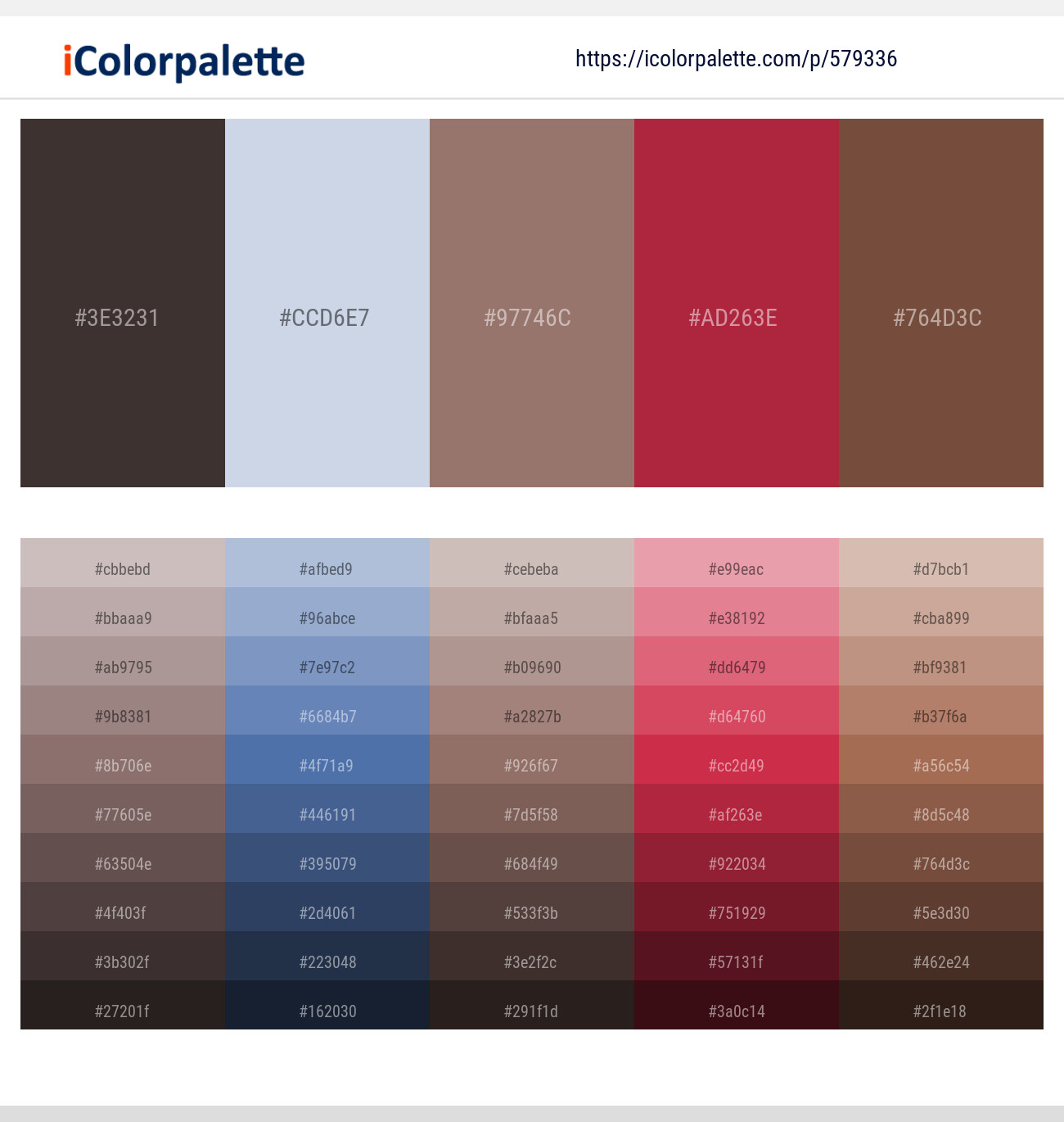 410+ Latest Color Schemes with Gray And Brown Color tone combinations ...
