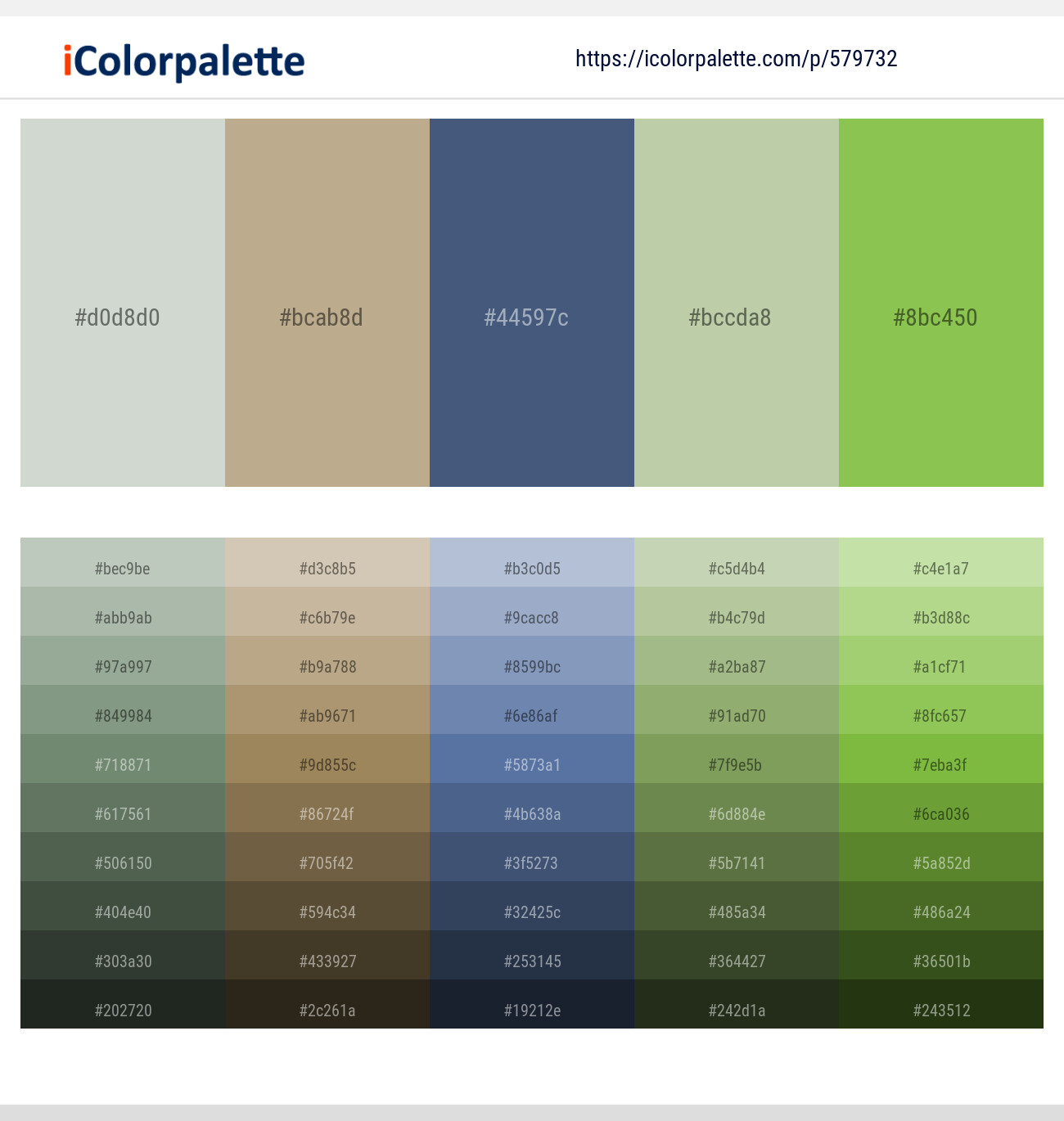 579732Tasman – Indian Khaki – East Bay – Coriander – Mantis Color scheme