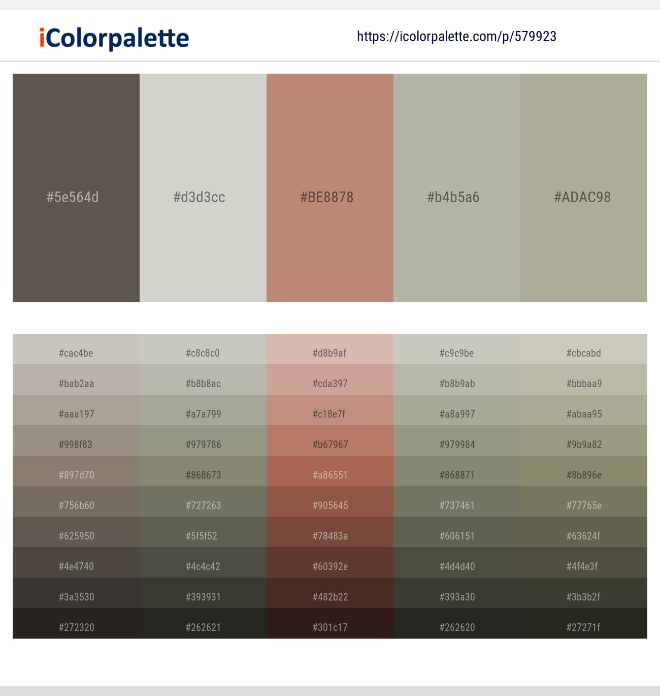 579923Soya Bean – Celeste – Old Rose – Eagle – Gray Olive Color scheme