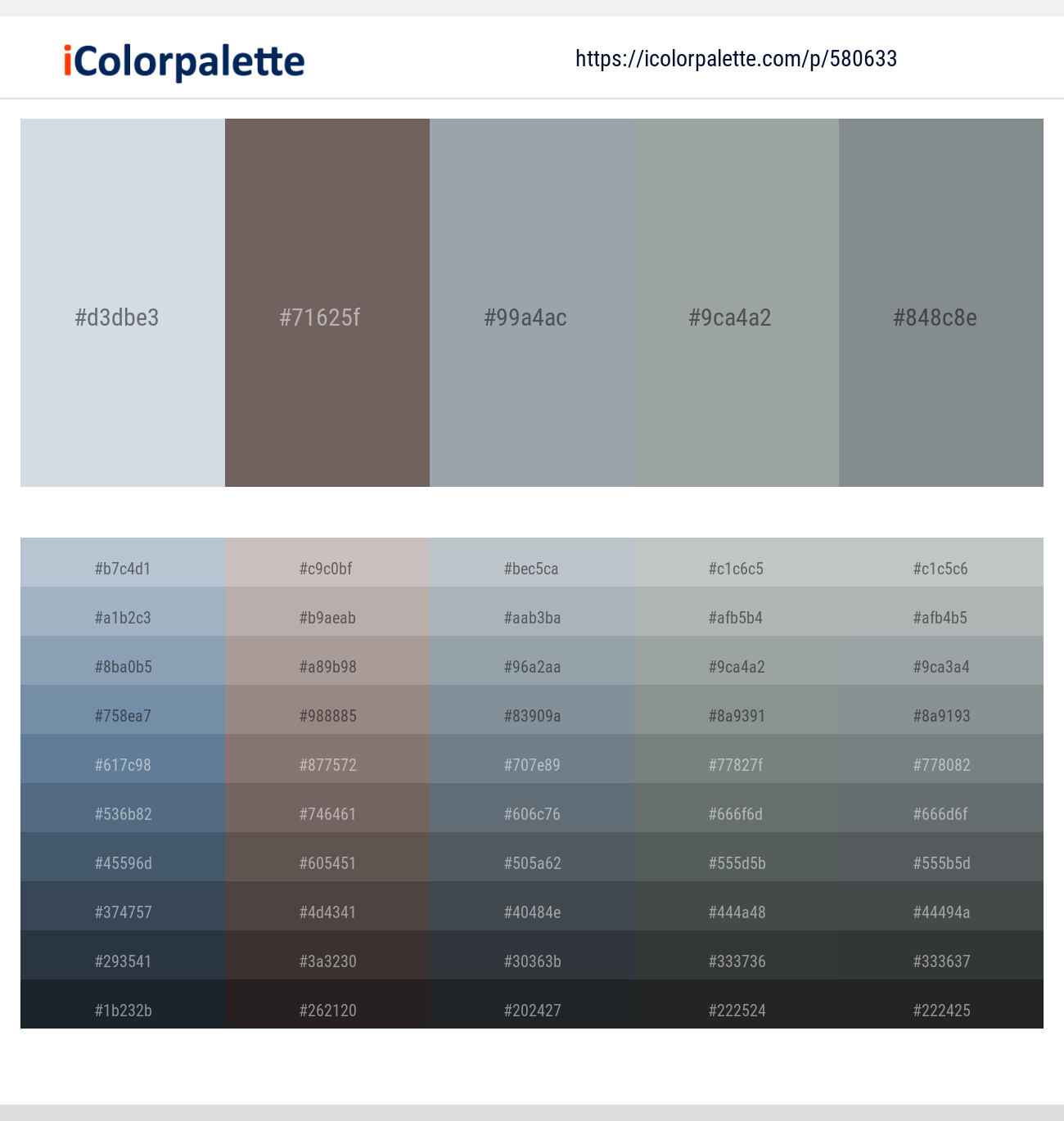 Geyser – Dorado – Gray Chateau – Edward – Oslo Gray Color scheme