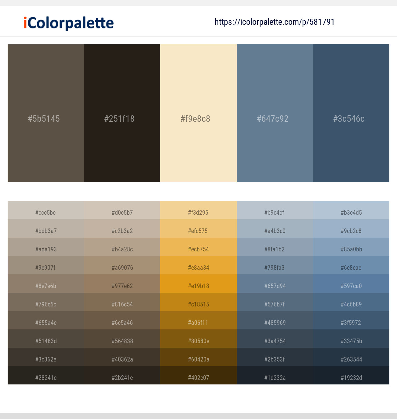 197554 Color Palettes | iColorpalette