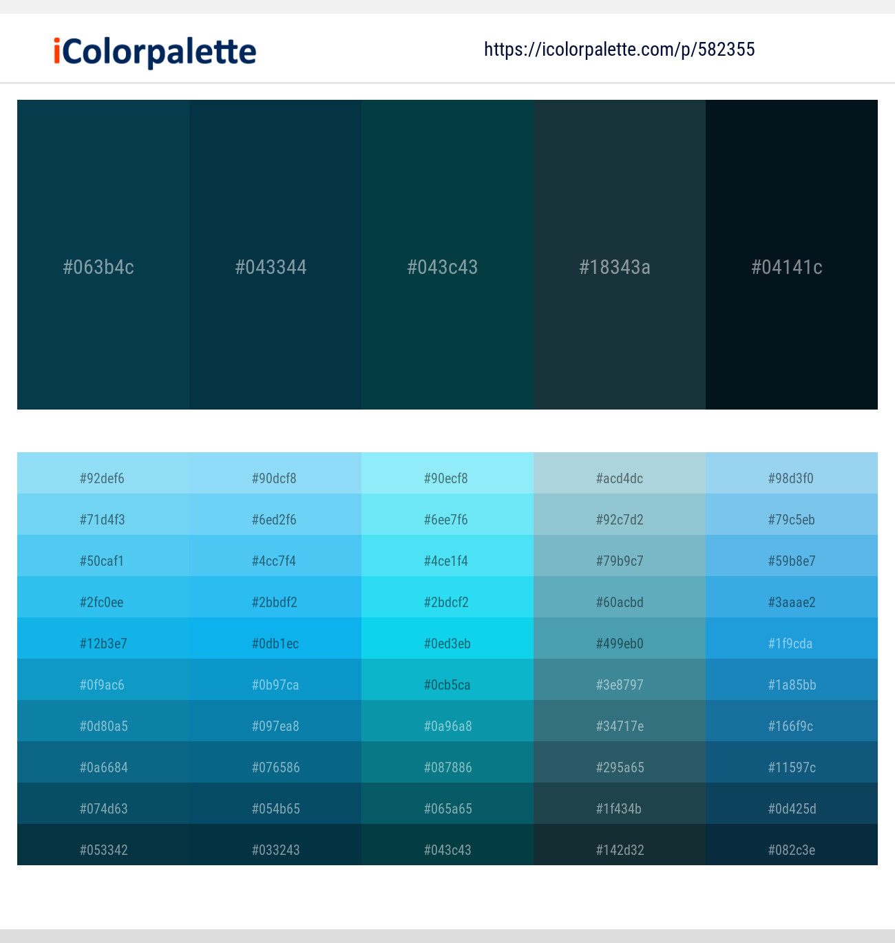 Tarawera – Blue Whale – Blue Whale – Gable Green – Black Pearl Color scheme