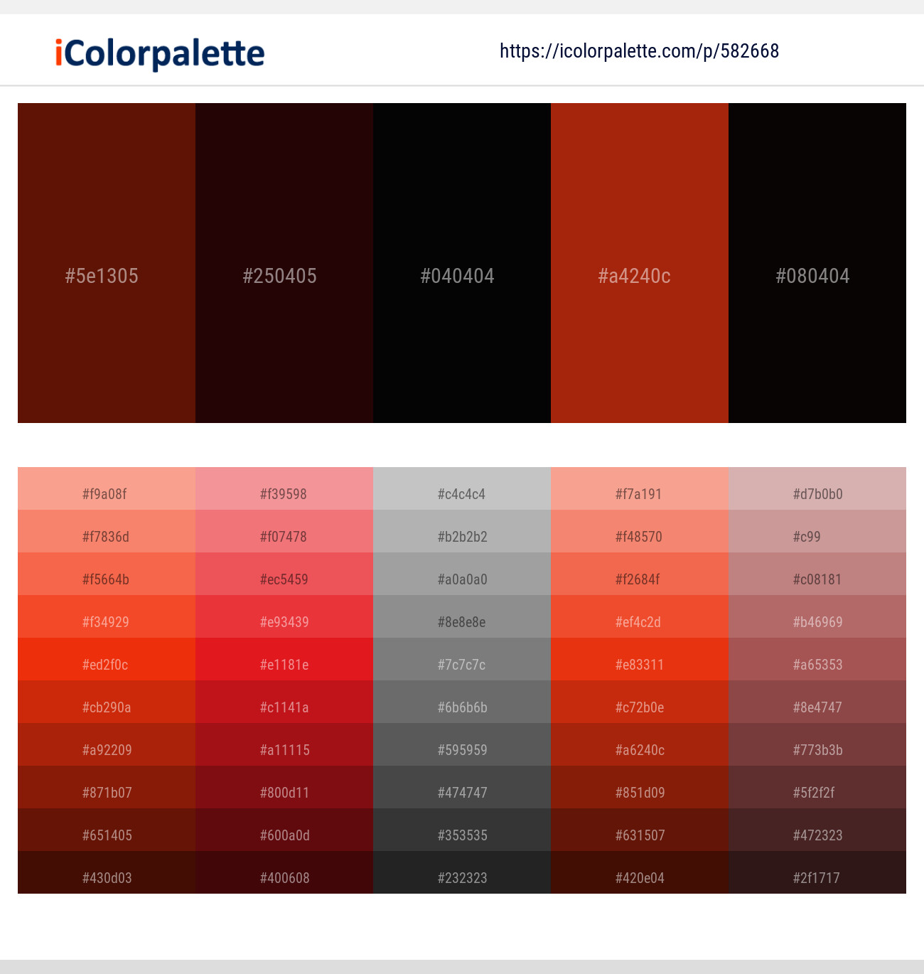 582668Brown Bramble – Wood Bark – Black – Tabasco – Night Rider Color scheme