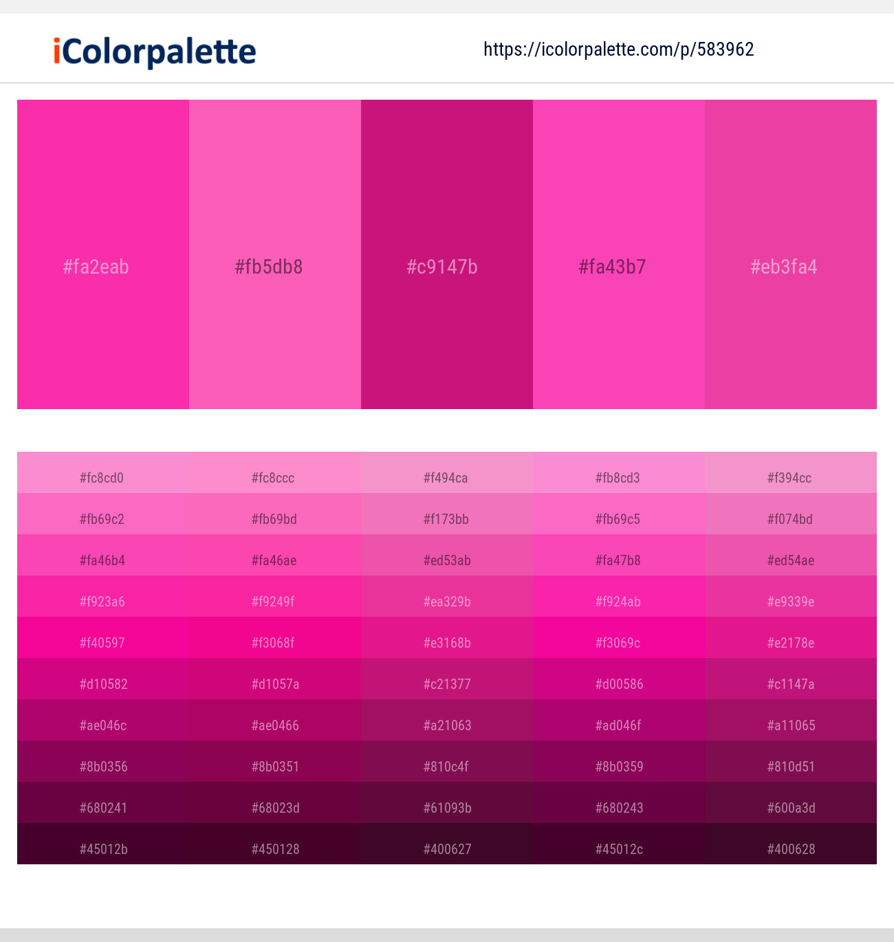 1430+ Latest Color Schemes with Fuchsia Color tone combinations | 2025 ...