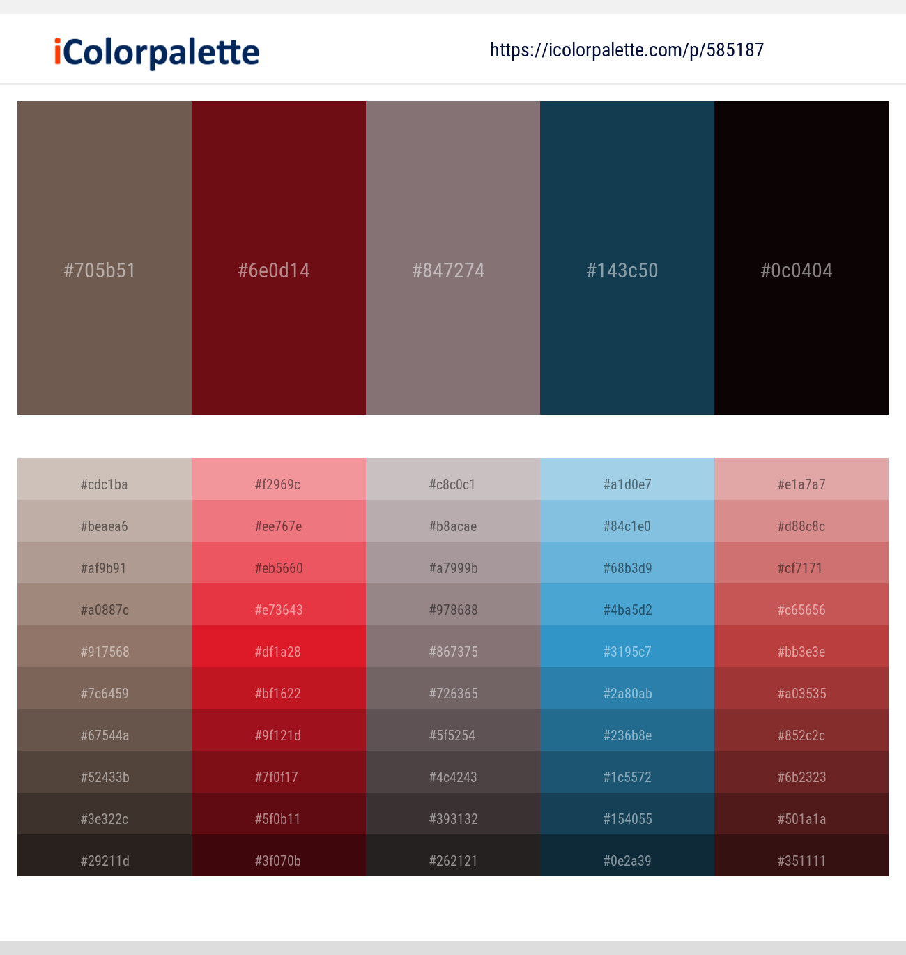 585187Pine Cone – Dark Tan – Spicy Pink – Elephant – Asphalt Color scheme