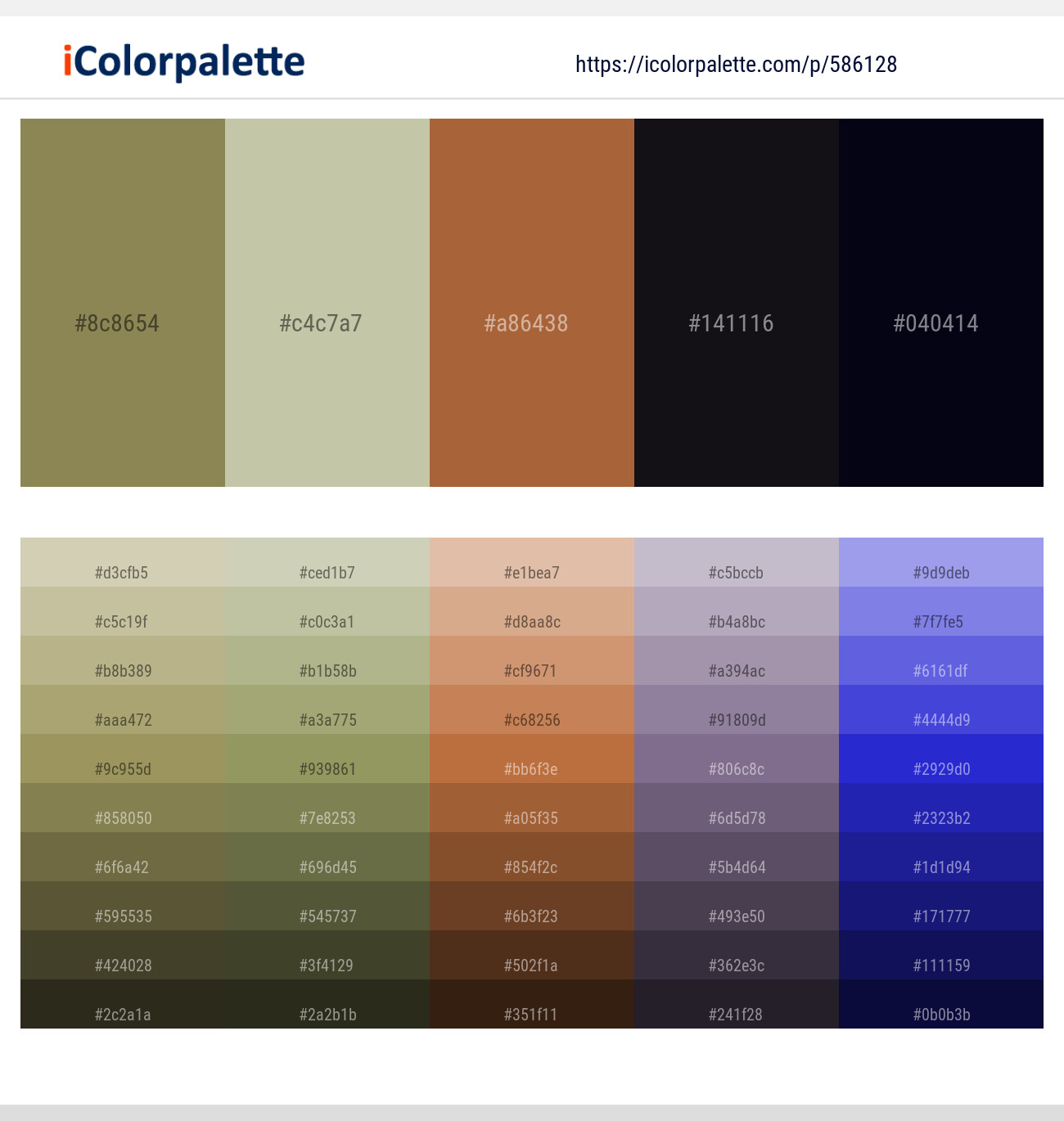 Clay Creek – Thistle Green – Brown Rust – Bastille – Black Pearl Color scheme