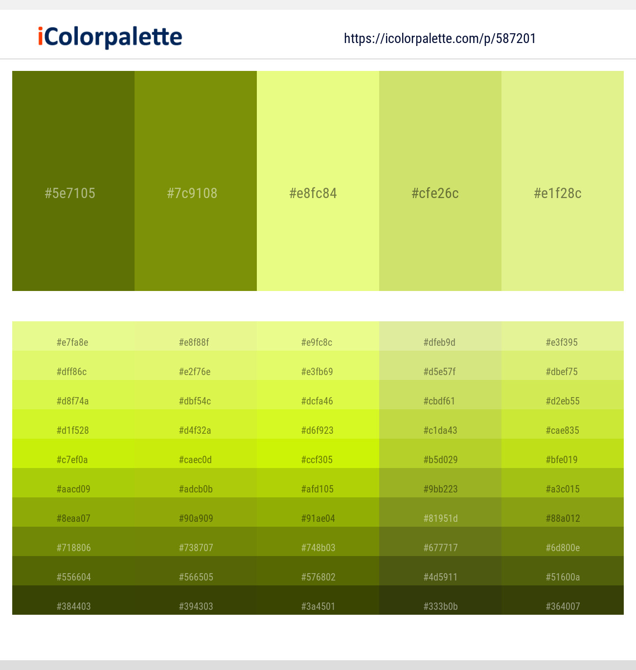 Yukon Gold – Limeade – Honeysuckle – Yellow Green – Sahara Sand Color scheme