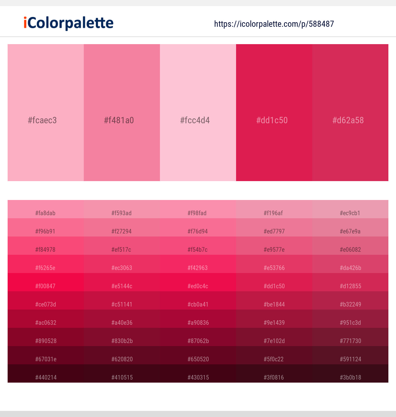 588487Lavender Pink – Froly – Cupid – Amaranth – Cerise Red Color scheme