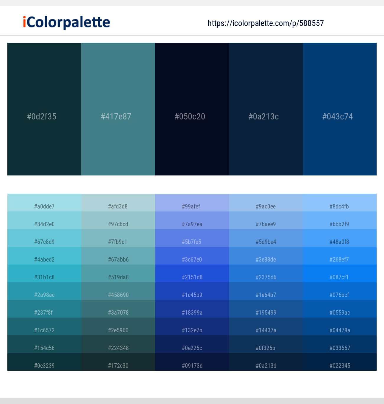 Firefly – Ming – Black Pearl – Black Pearl – Regal Blue Color scheme