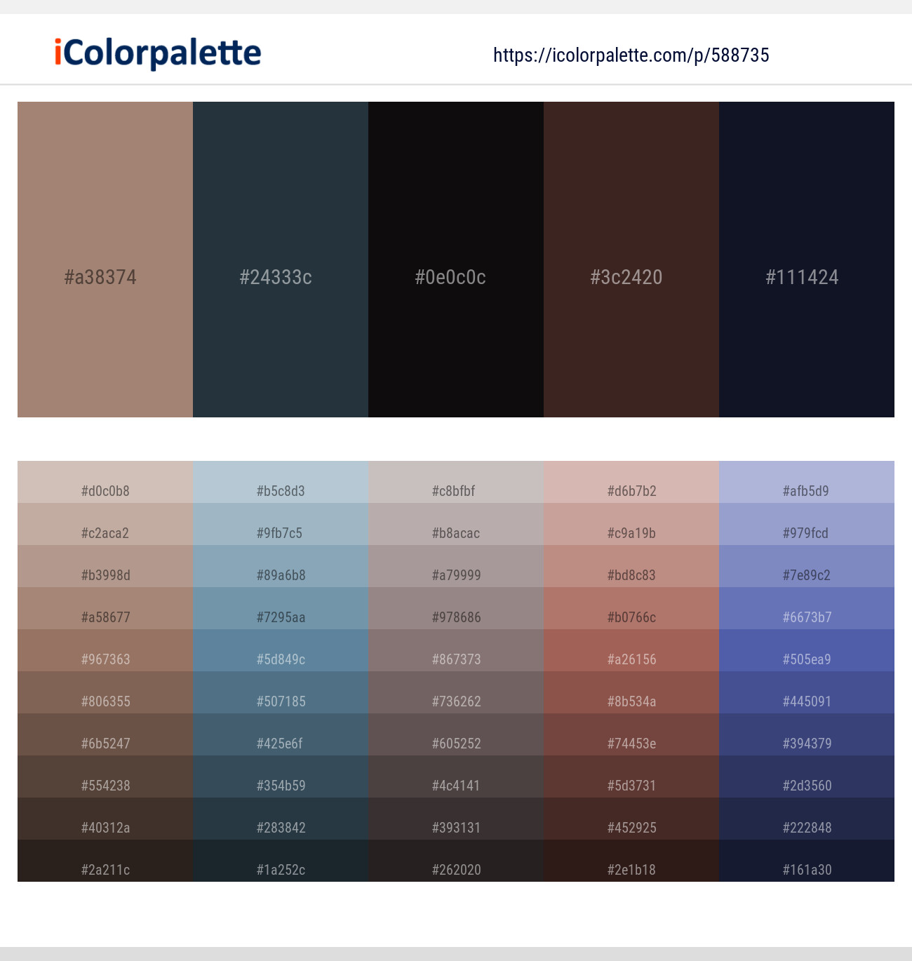 588735Pharlap – Ebony Clay – Cod Gray – Jon – Mirage Color scheme