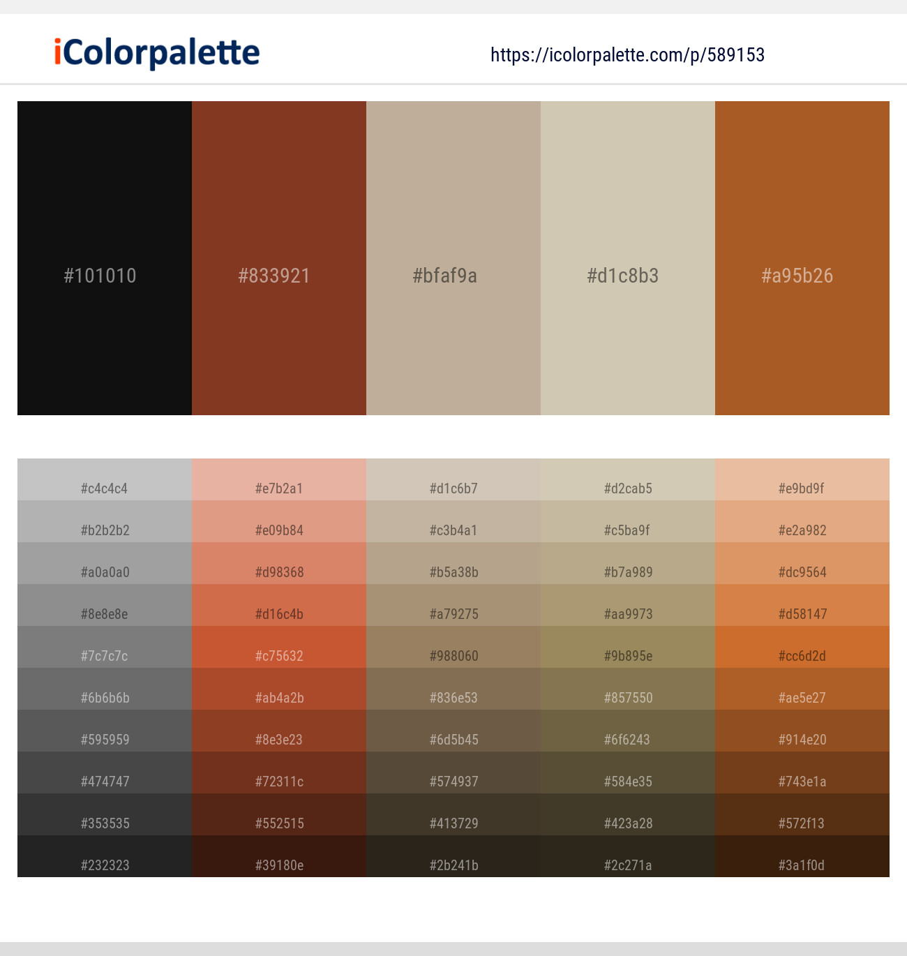 680+ Latest Color Schemes with Black And Brown Color tone combinations ...