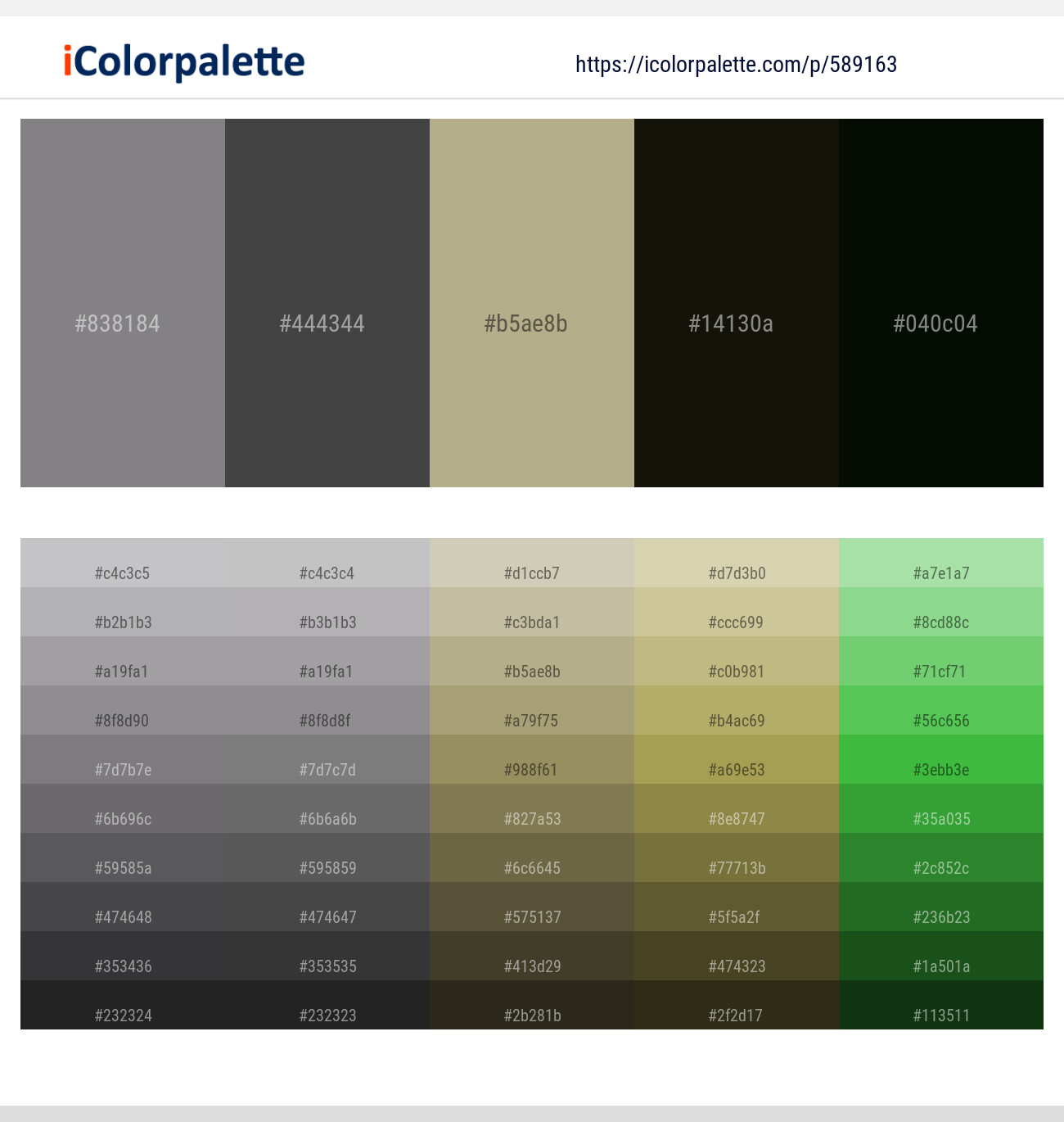 589163Mamba – Tundora – Heathered Gray – Eternity – Black Bean Color scheme