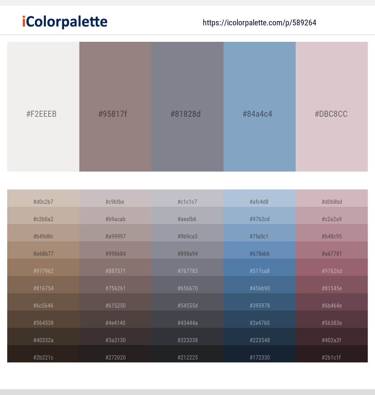 Pampas – Hemp – Waterloo  – Polo Blue – Wafer Color scheme